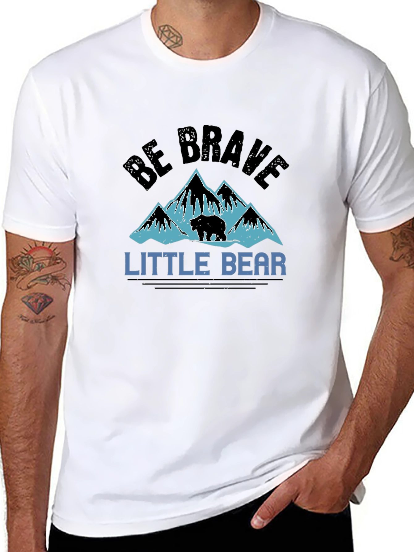 Be Brave Little Bear Graphic Tee