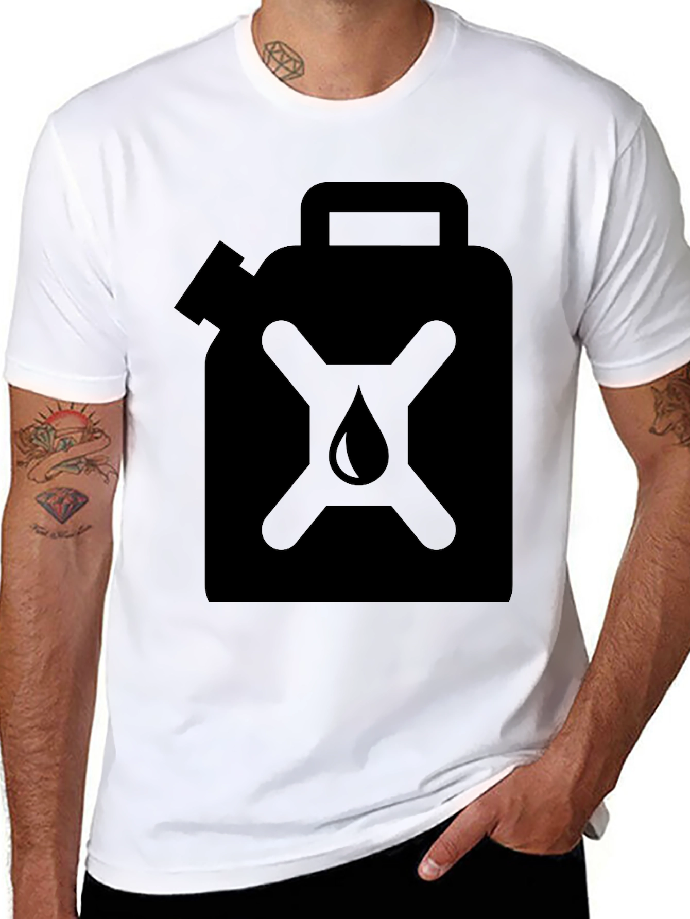 Black Fuel Can T-Shirt