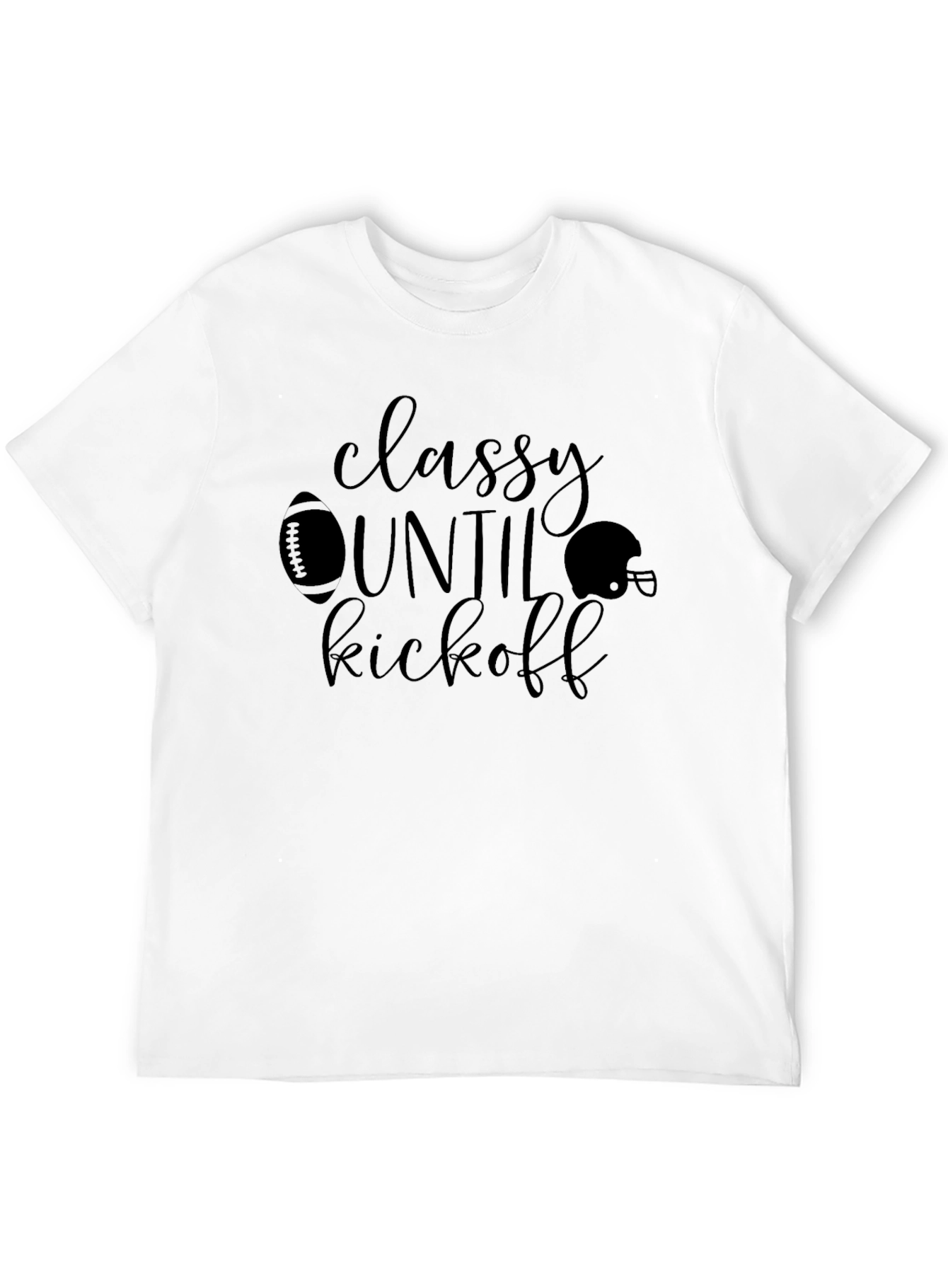 Classy Until Kickoff Graphic T-Shirt