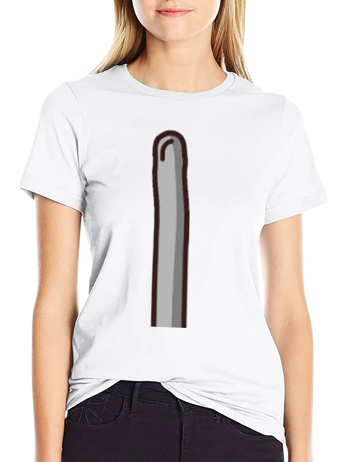 Funny Crochet Hook Graphic T-Shirt - Unique Design