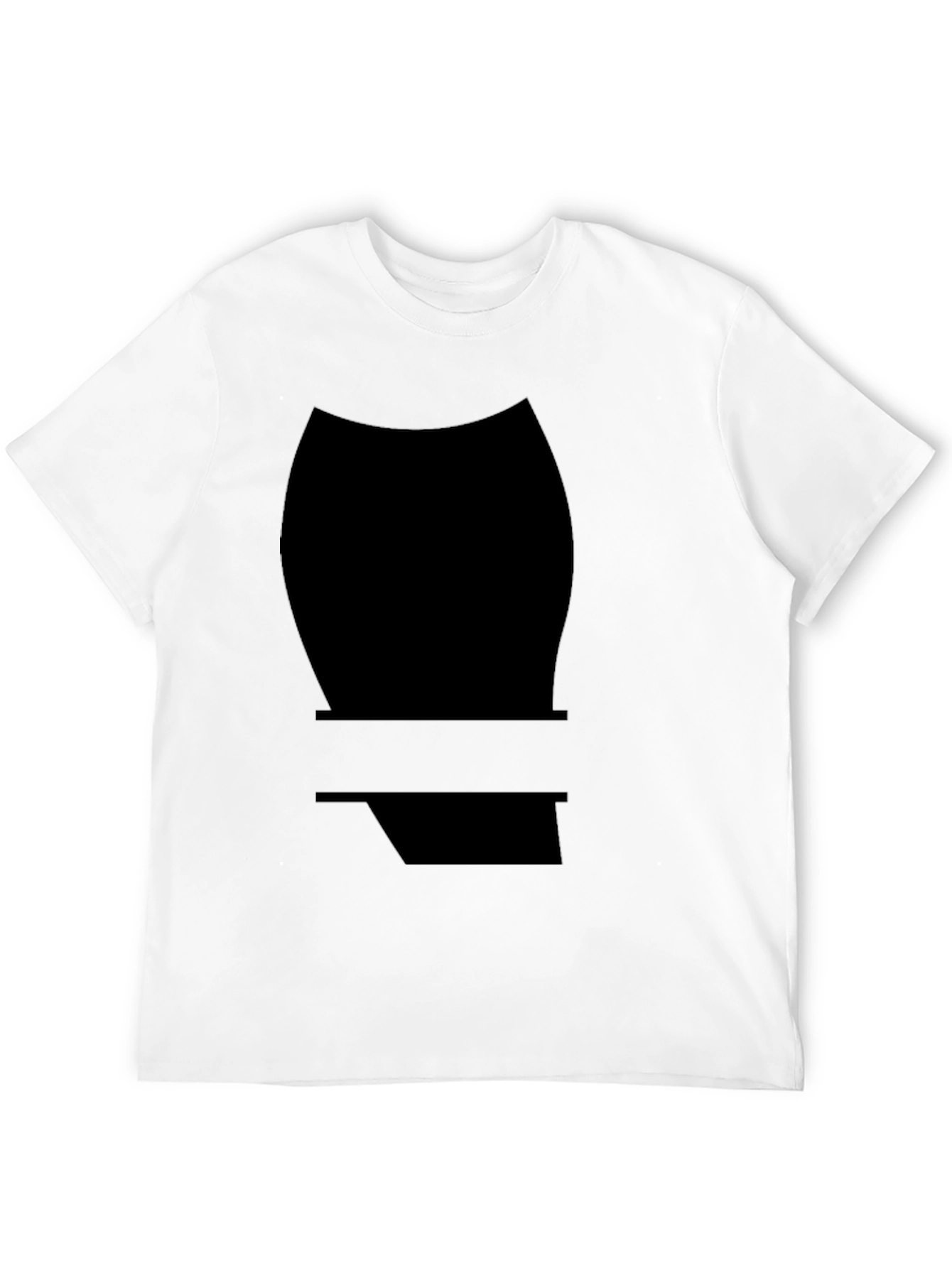 Bold Black T-Shirt with Graphic Design