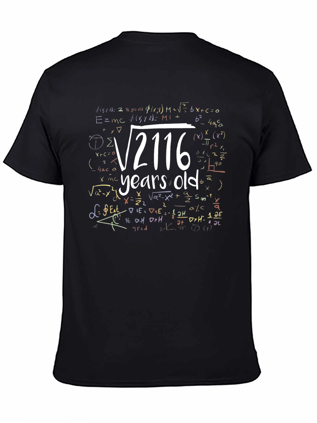 Math Formula Age T-Shirt - √2116 Years Old