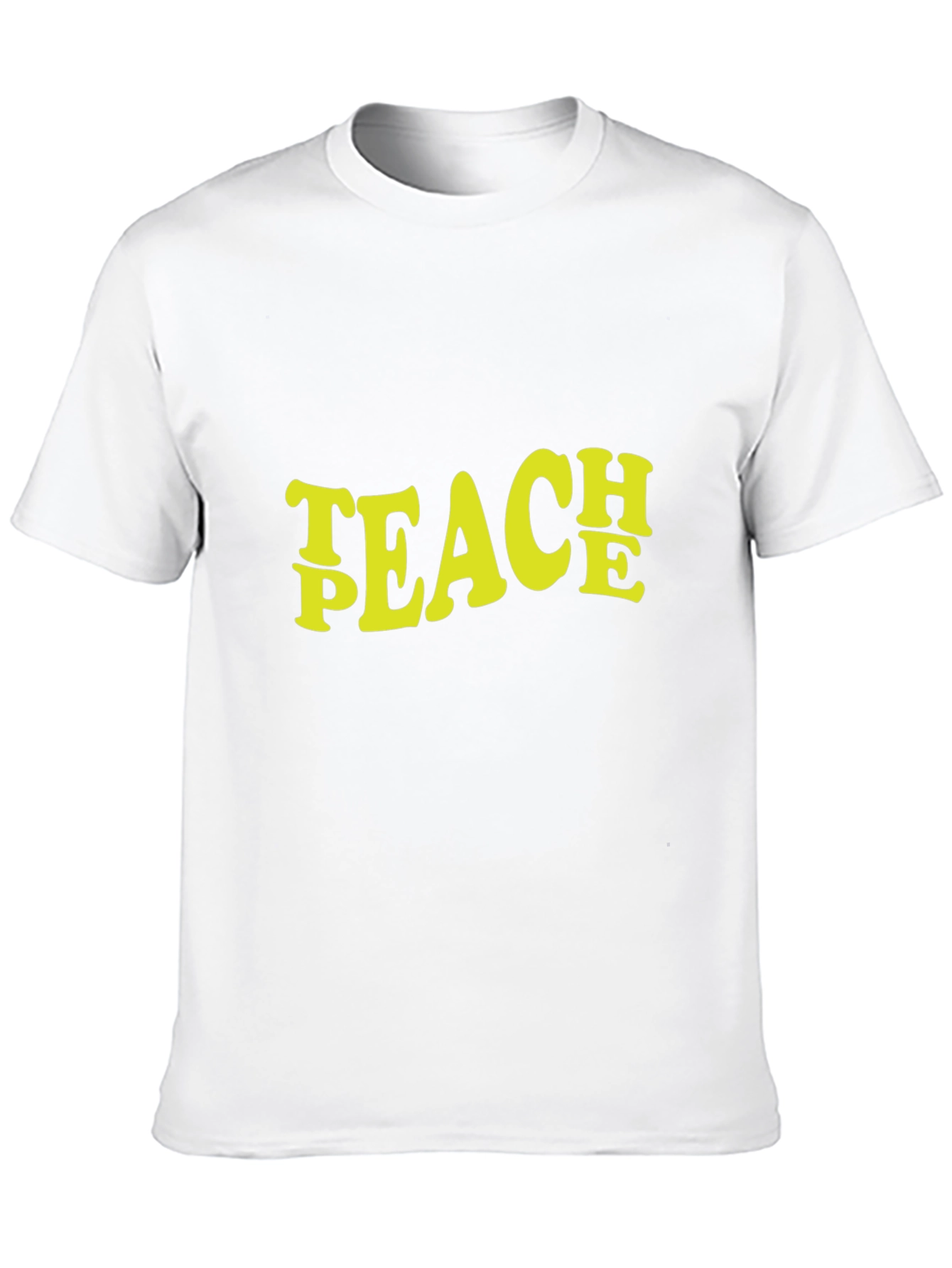 Teach Peace Graphic Tee - Retro Style