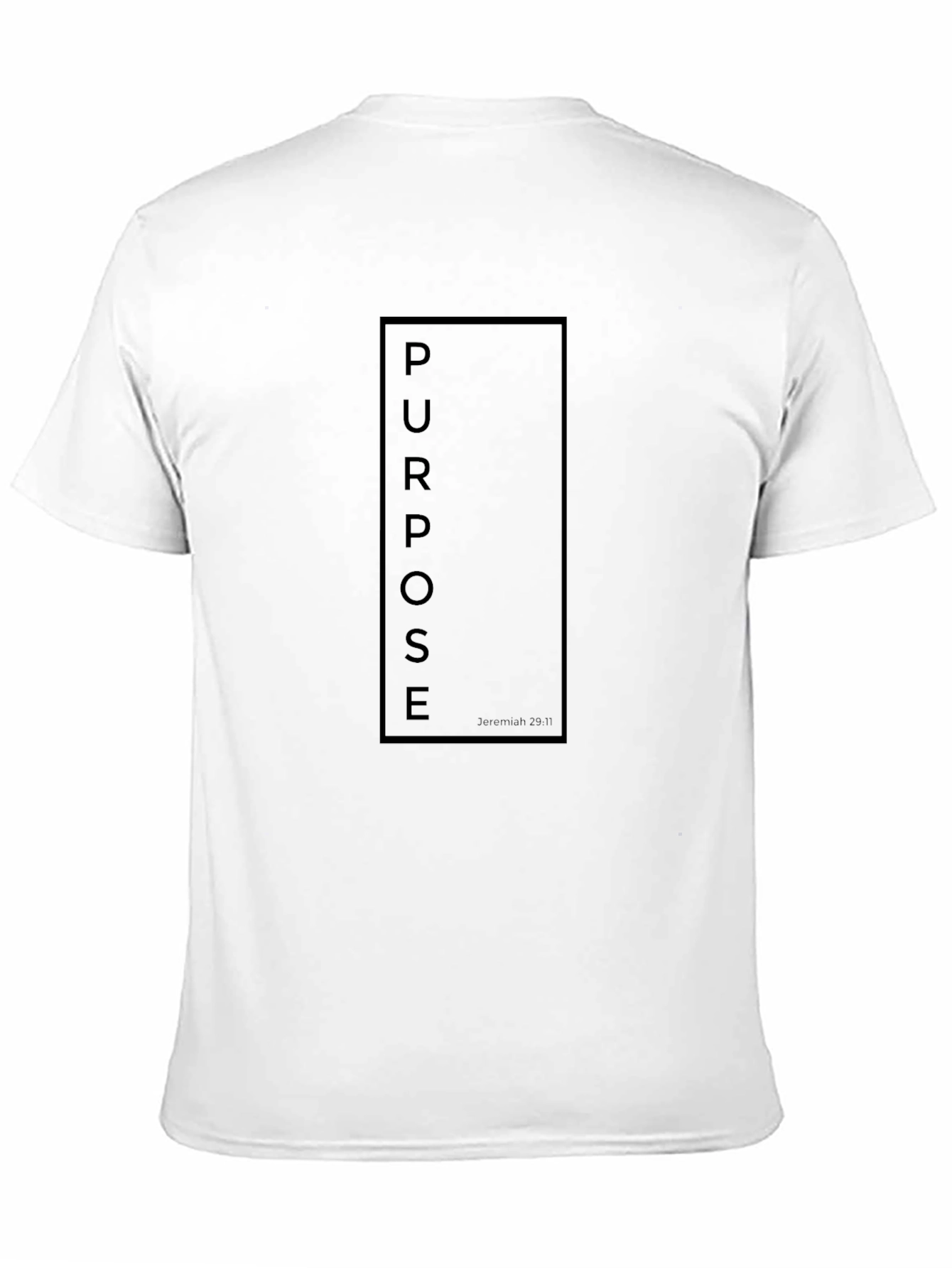 Purpose T-Shirt Jeremiah 29:11 Christian Tee