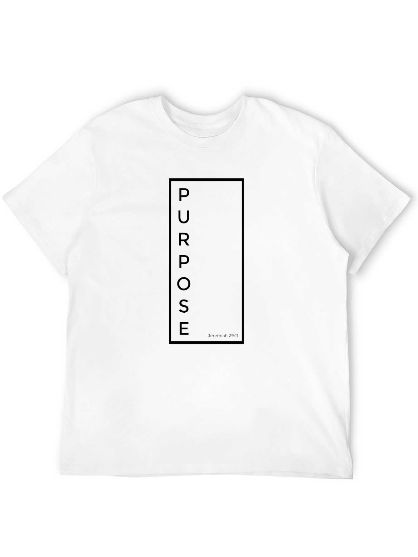 Purpose T-Shirt Jeremiah 29:11 Christian Tee