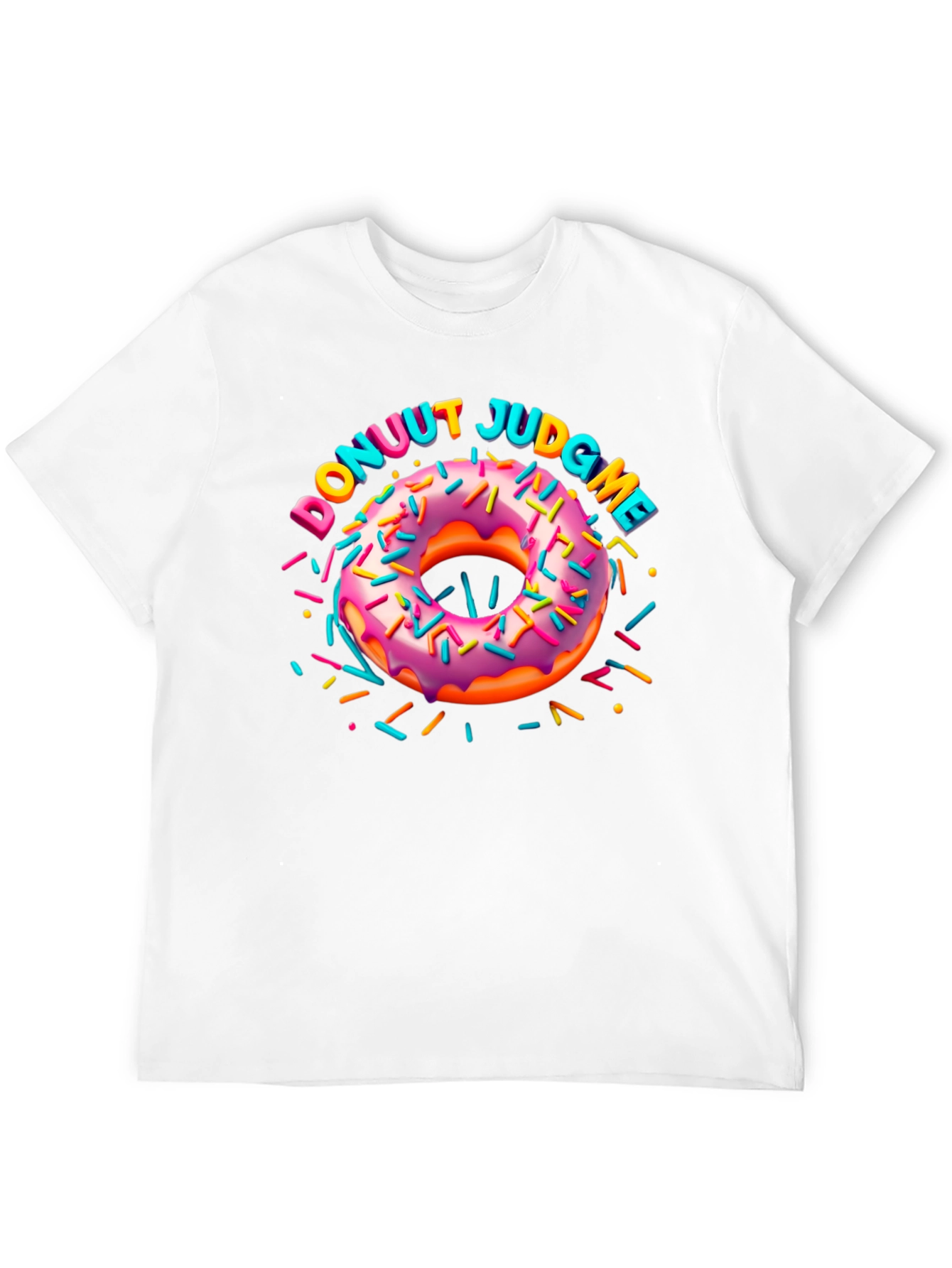 Donuut Judge Me Novelty Graphic T-Shirt