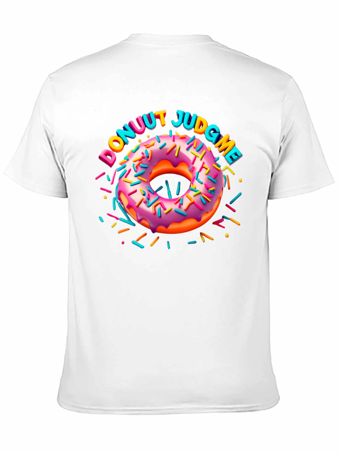 Donuut Judge Me Novelty Graphic T-Shirt
