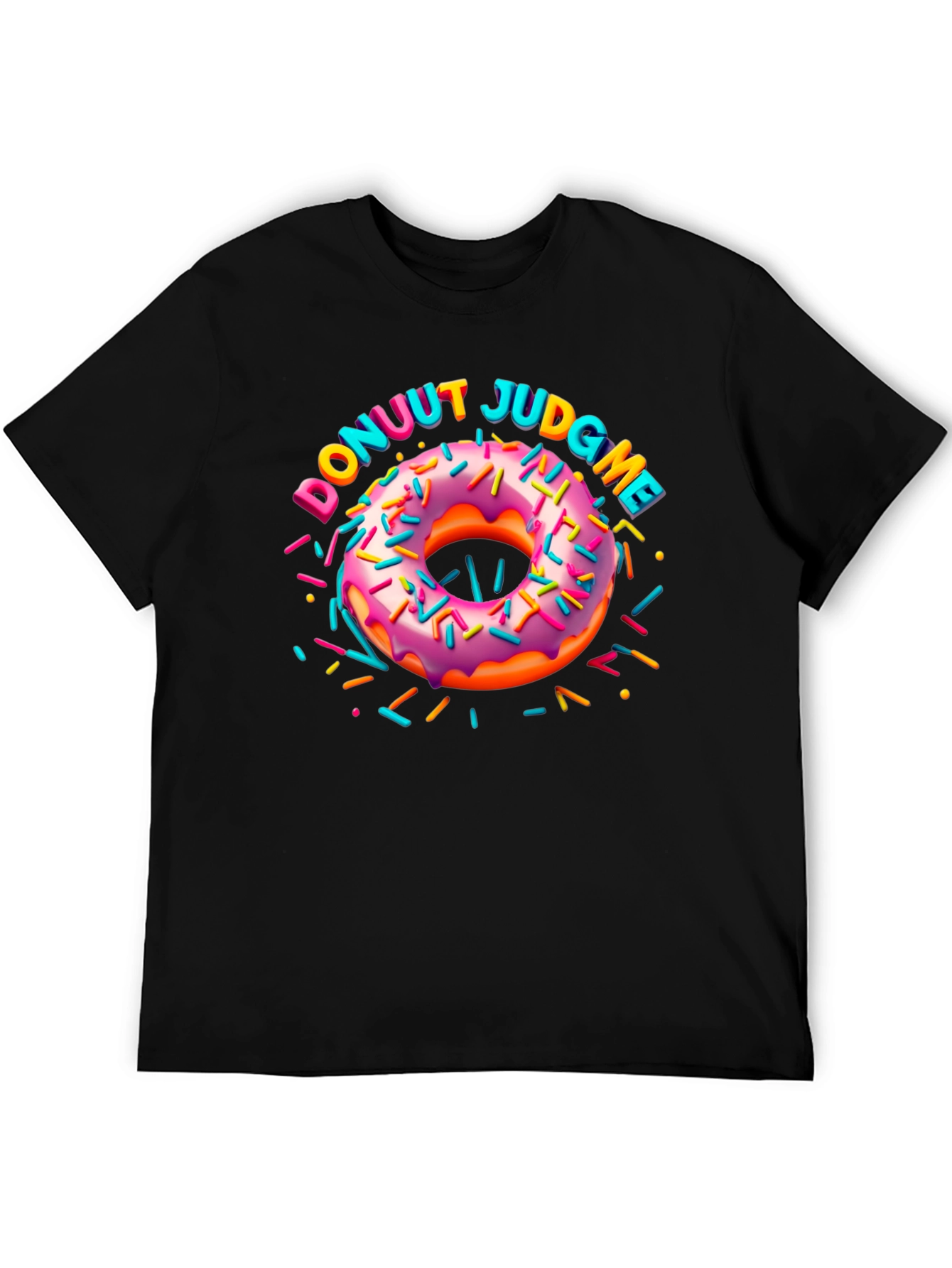 Donuut Judge Me Novelty Graphic T-Shirt
