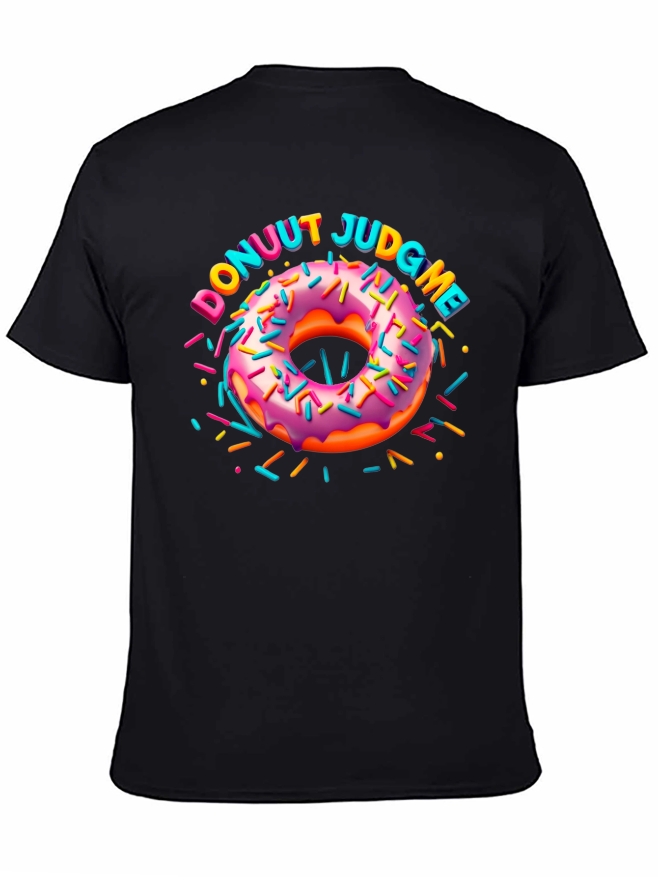 Donuut Judge Me Novelty Graphic T-Shirt