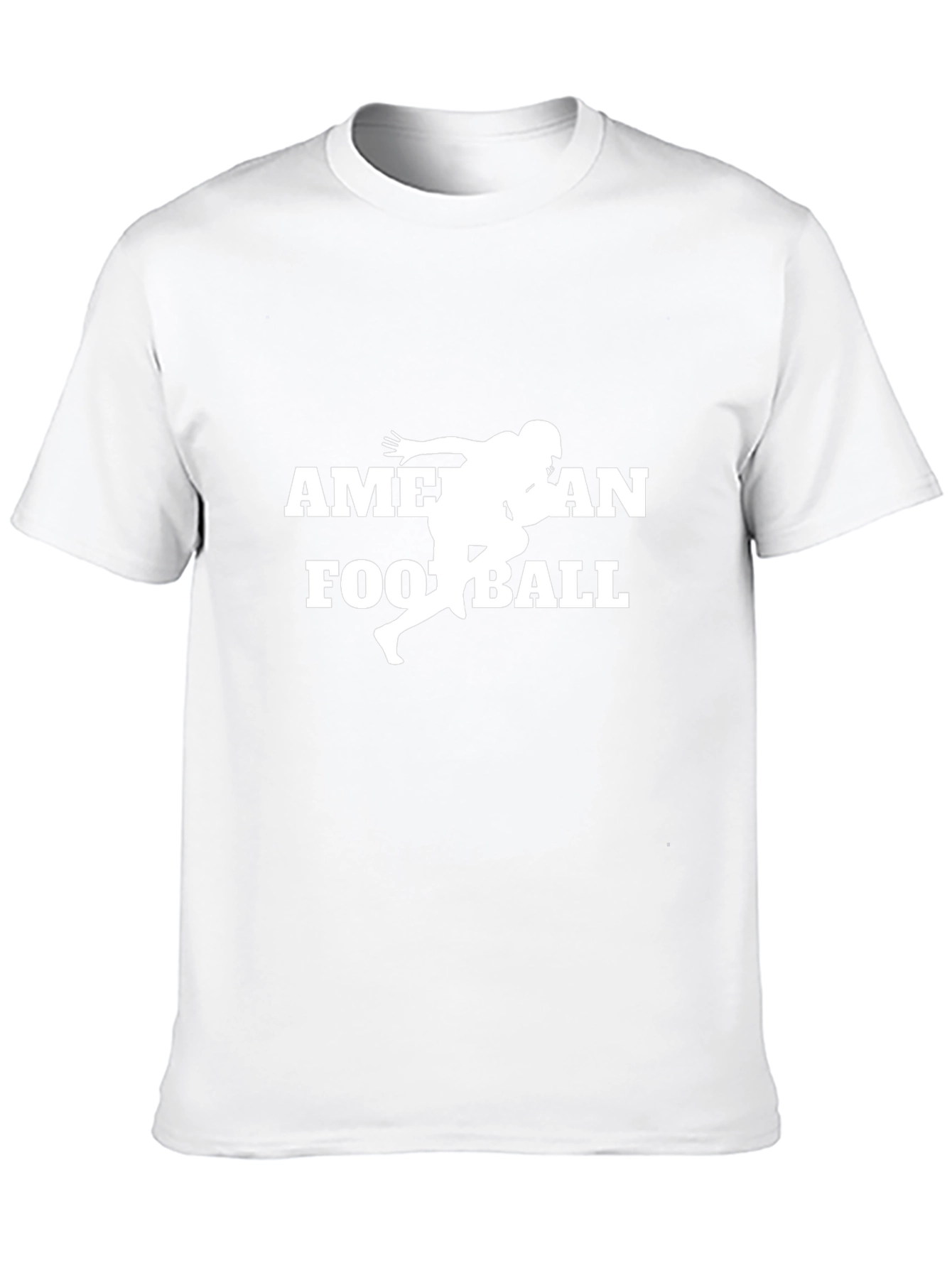 American Football Graphic T-Shirt - Black