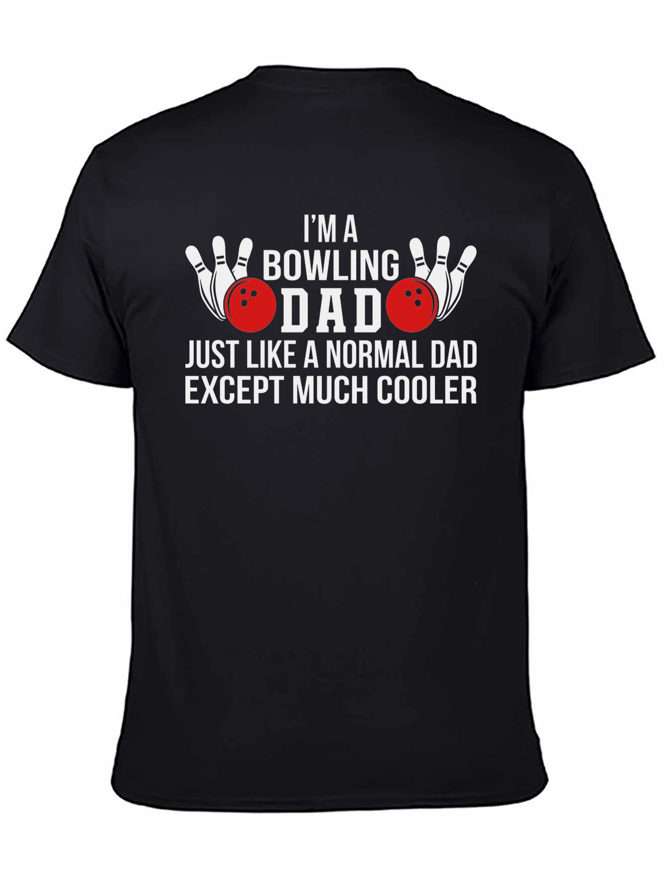 Bowling Dad Graphic Tee - Cooler Than Normal!