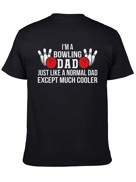 Bowling Dad Graphic Tee - Cooler Than Normal!