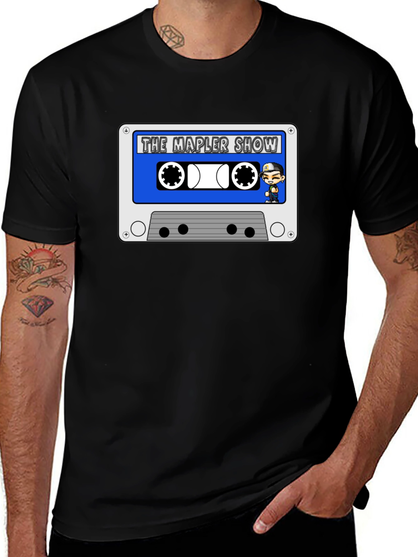 The Mapler Show Cassette Graphic Tee