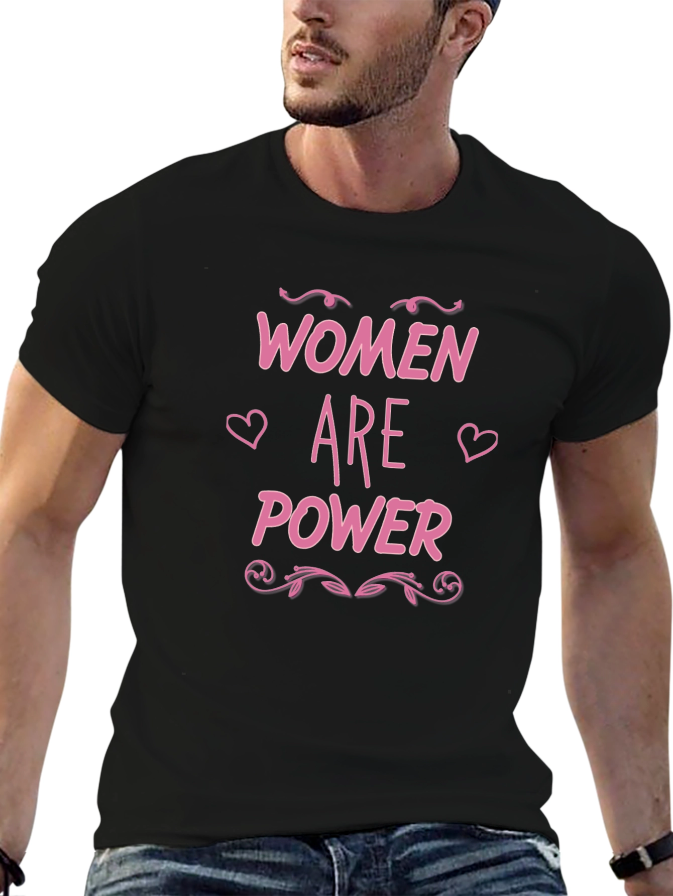Women Are Power Graphic Tee - Empowering Feminine Style