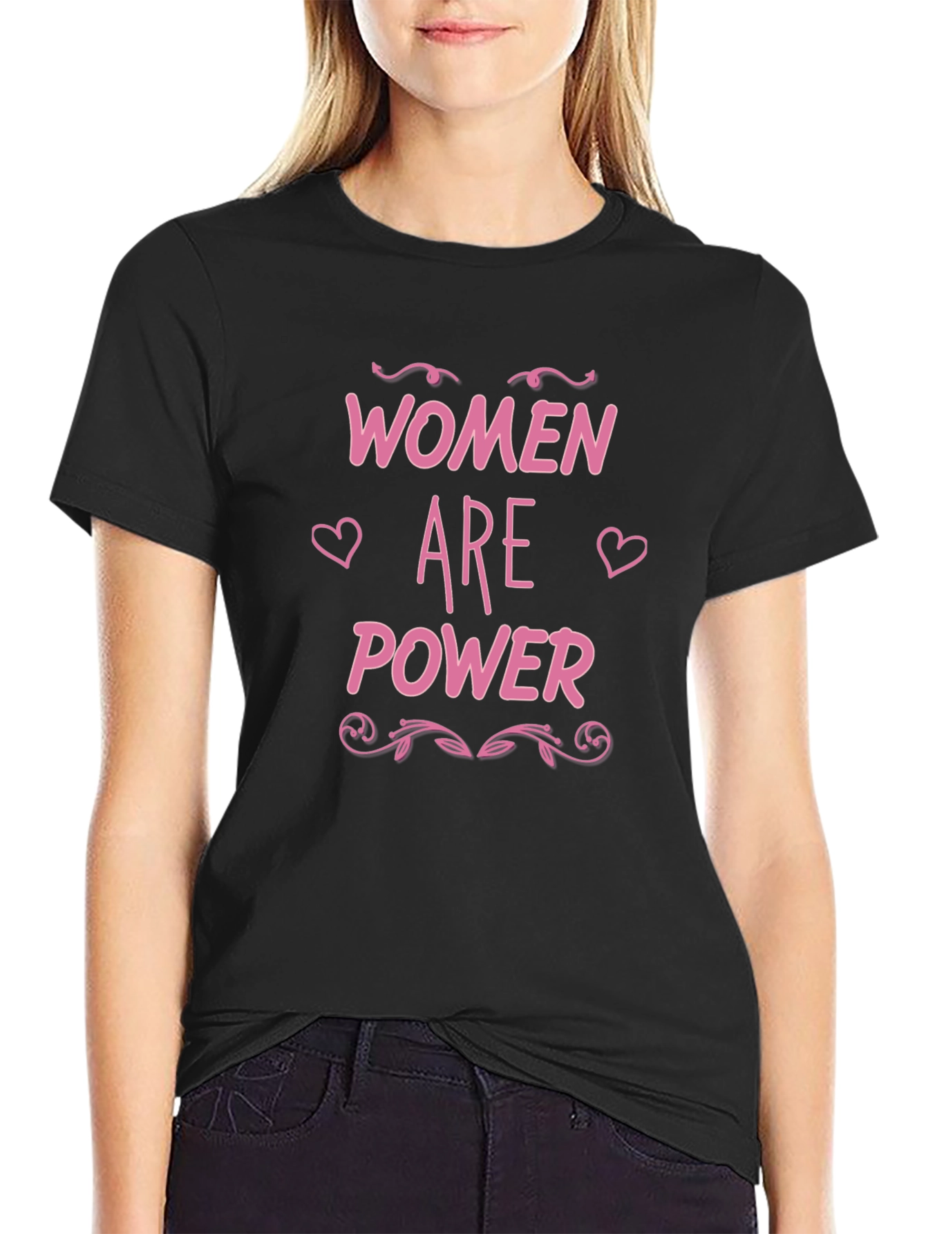 Women Are Power Graphic Tee - Empowering Feminine Style