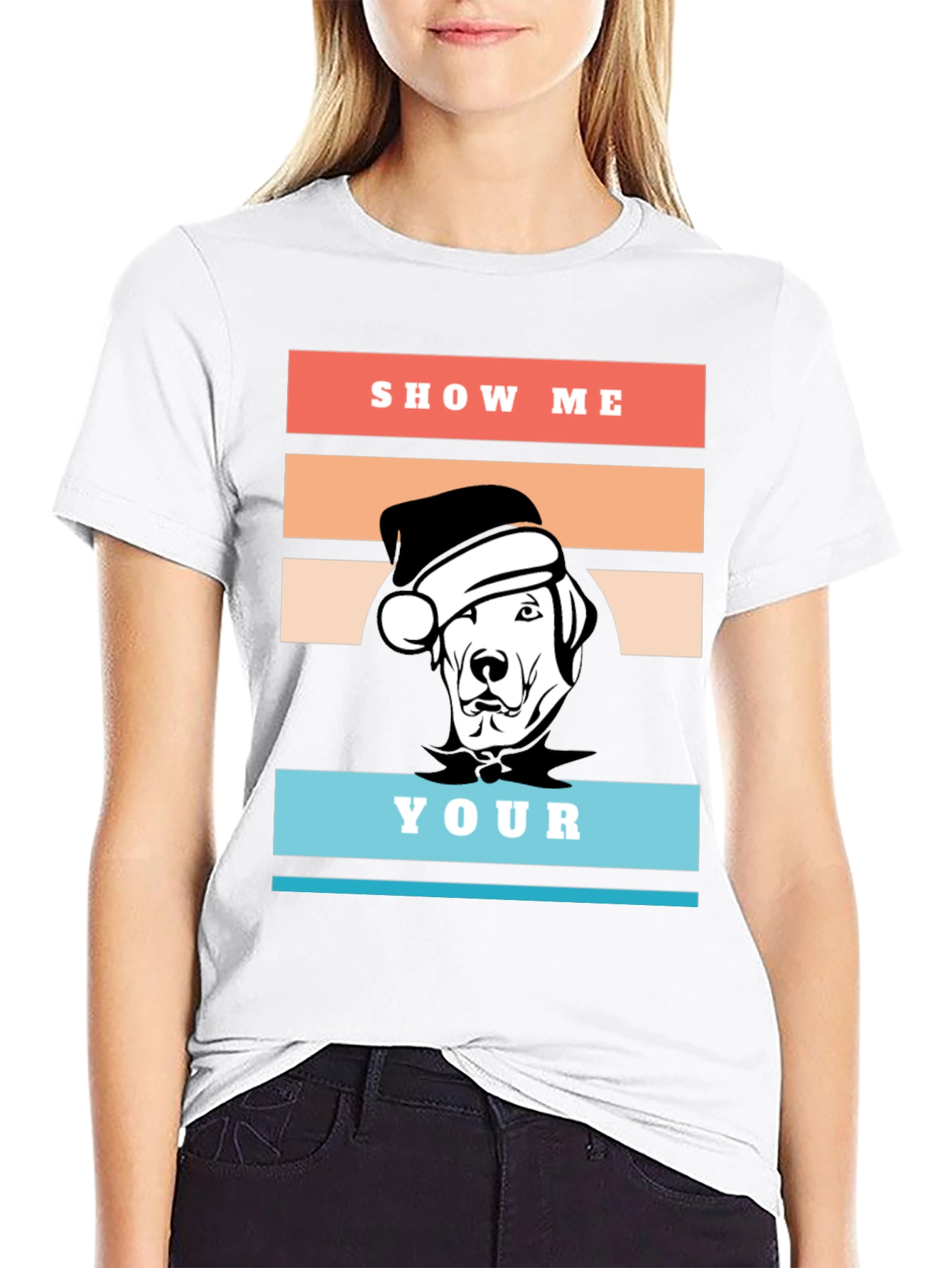 Show Me Your Dog T-Shirt - Christmas Holiday Tee