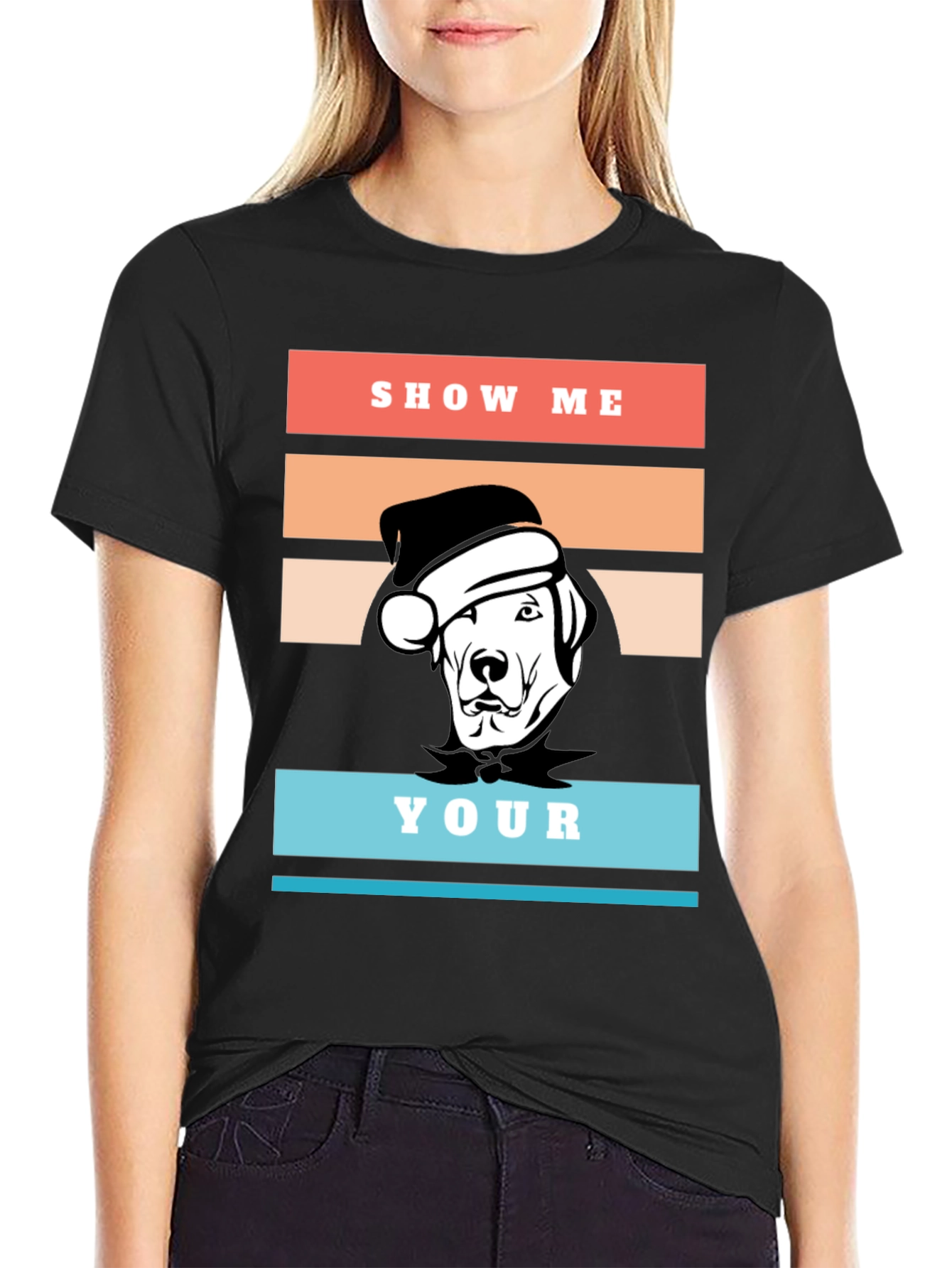 Show Me Your Dog T-Shirt - Christmas Holiday Tee