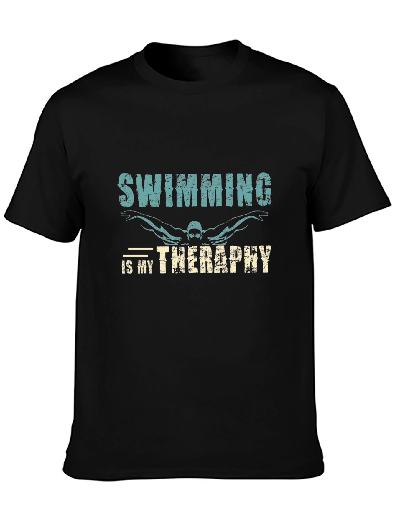 Swimming Is My Therapy Graphic Tee