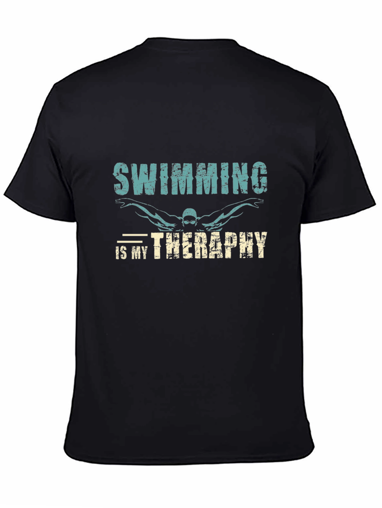 Swimming Is My Therapy Graphic Tee