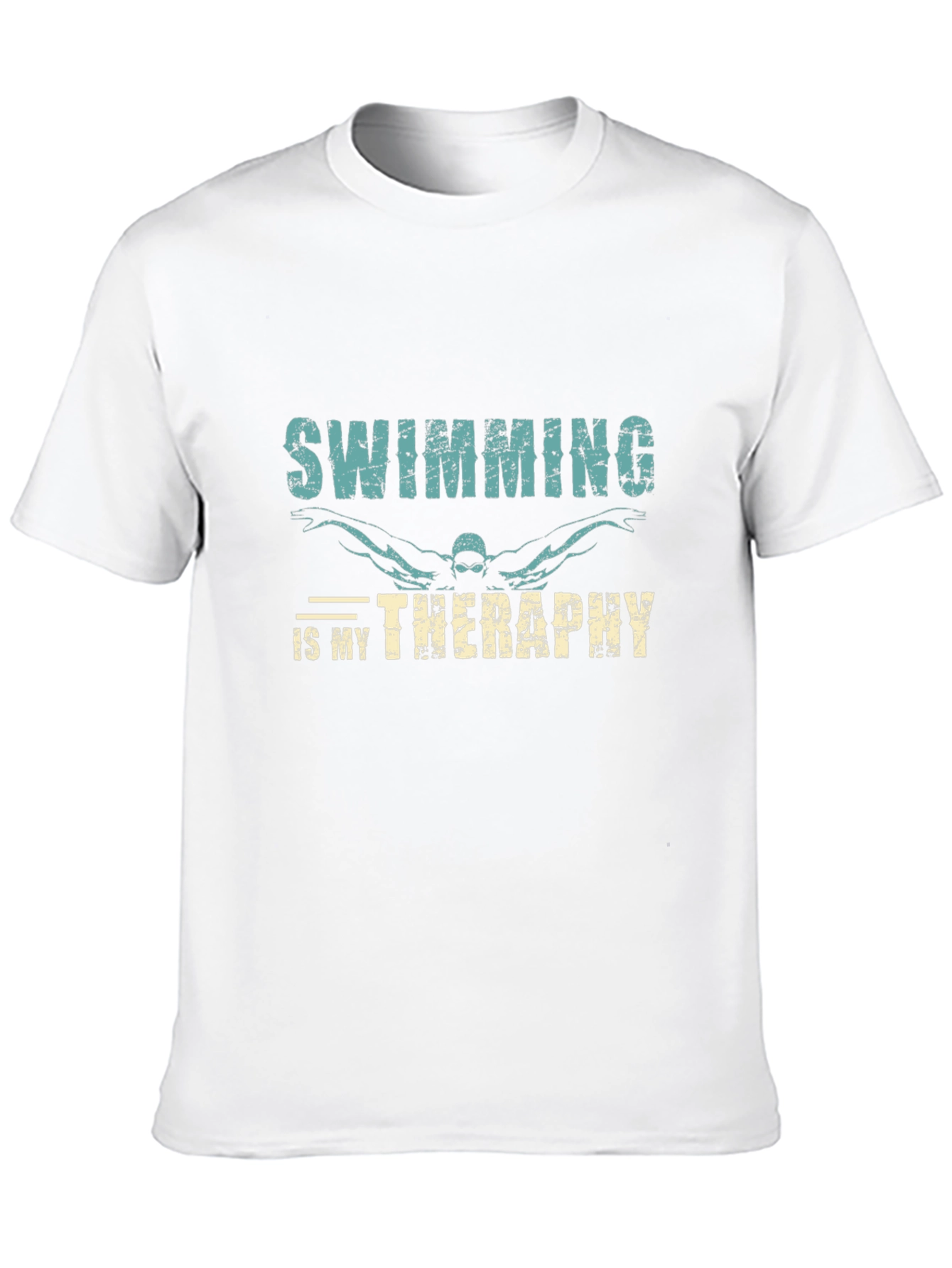 Swimming Is My Therapy Graphic Tee
