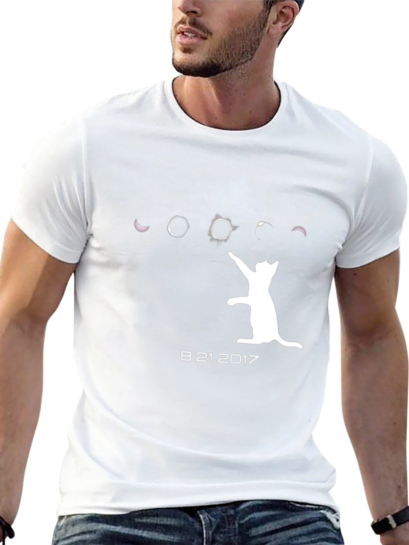 Eclipse Cat T-Shirt - 8.21.2017 Solar Event