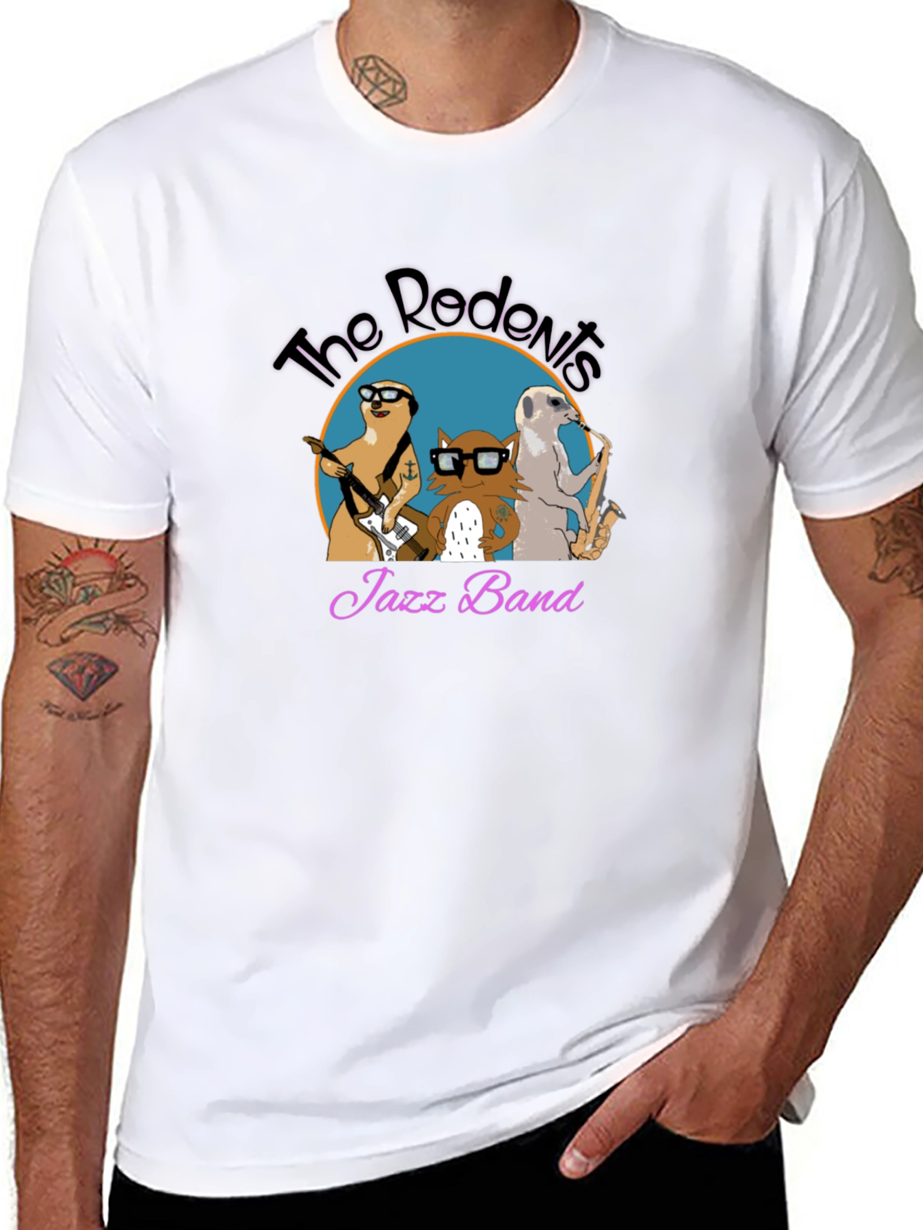 The Rodents Jazz Band Black T-Shirt