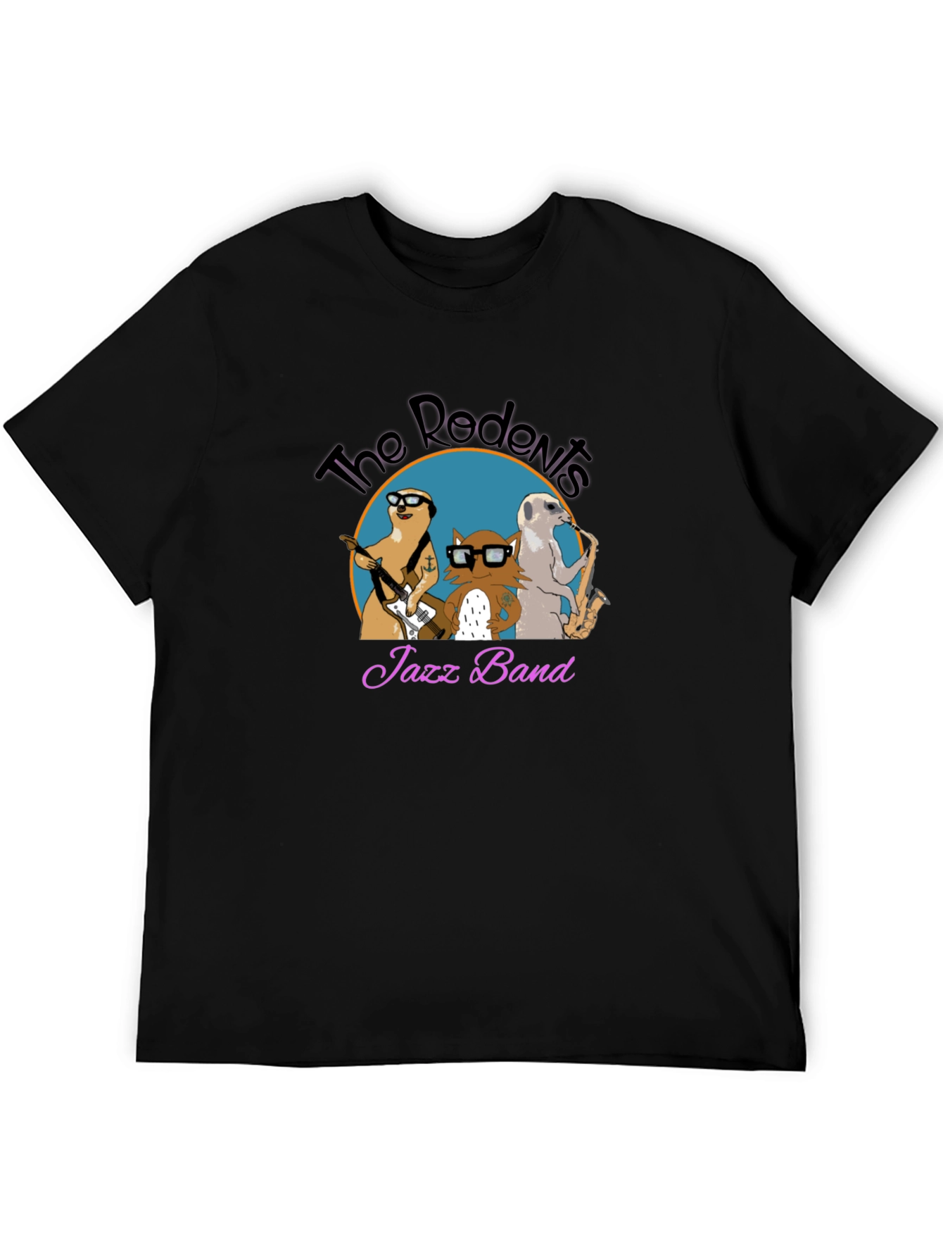 The Rodents Jazz Band Black T-Shirt