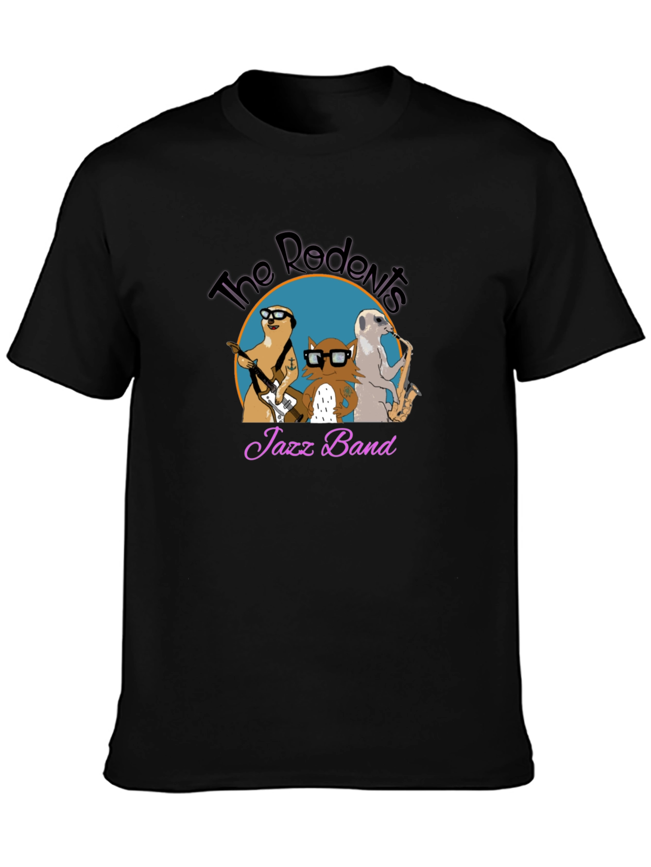 The Rodents Jazz Band Black T-Shirt