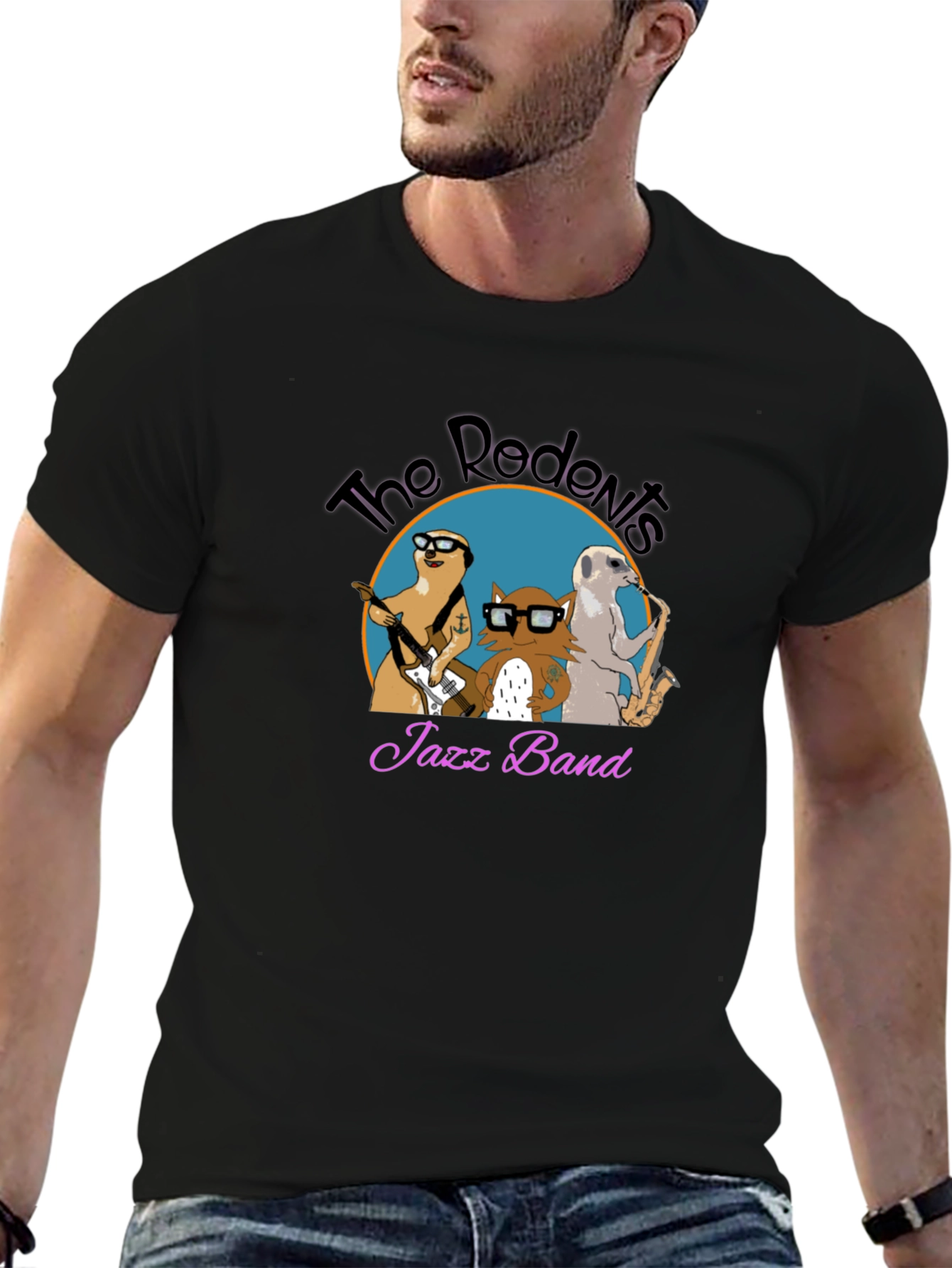 The Rodents Jazz Band Black T-Shirt