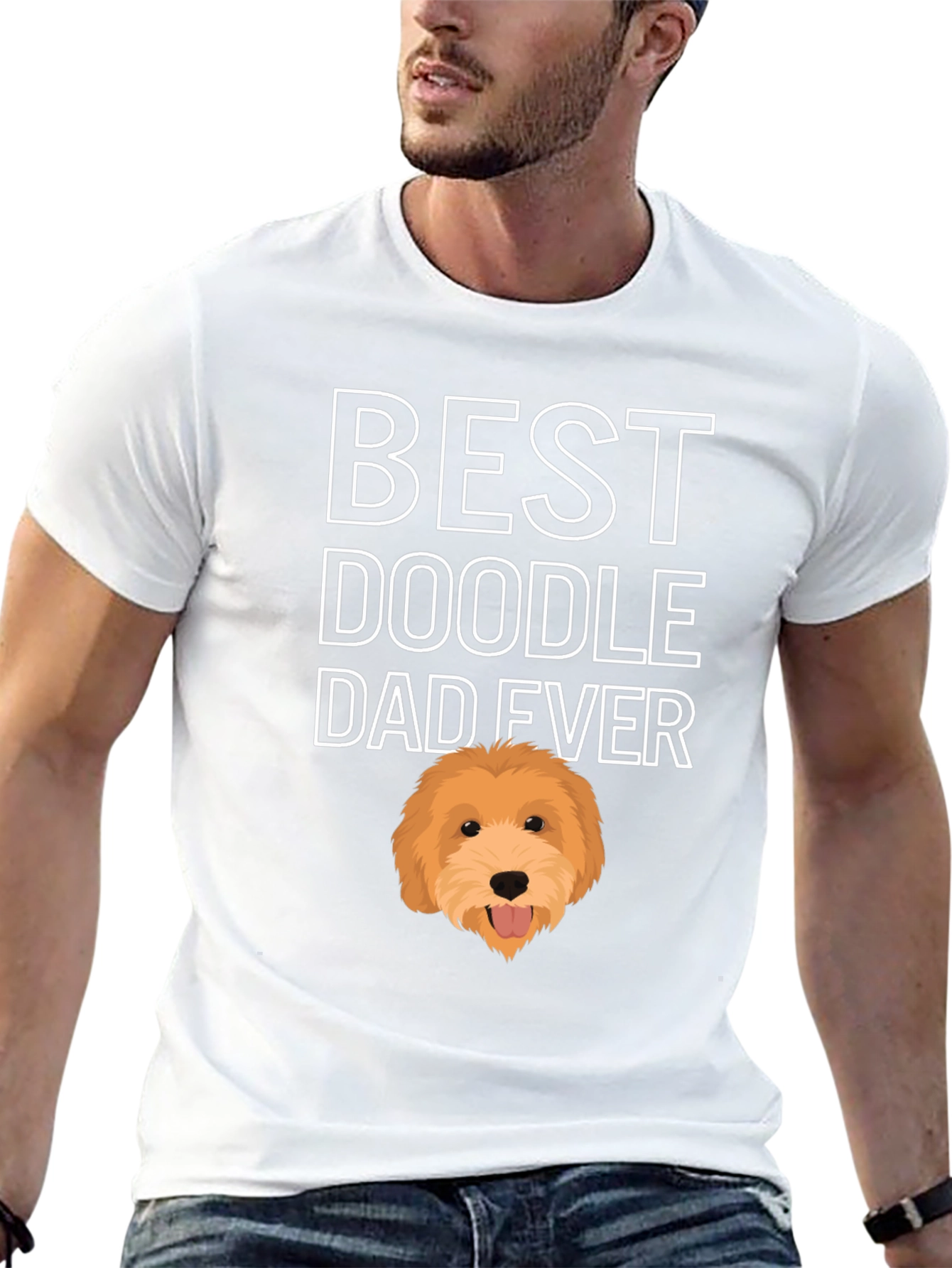 Best Doodle Dad Ever Graphic Tee