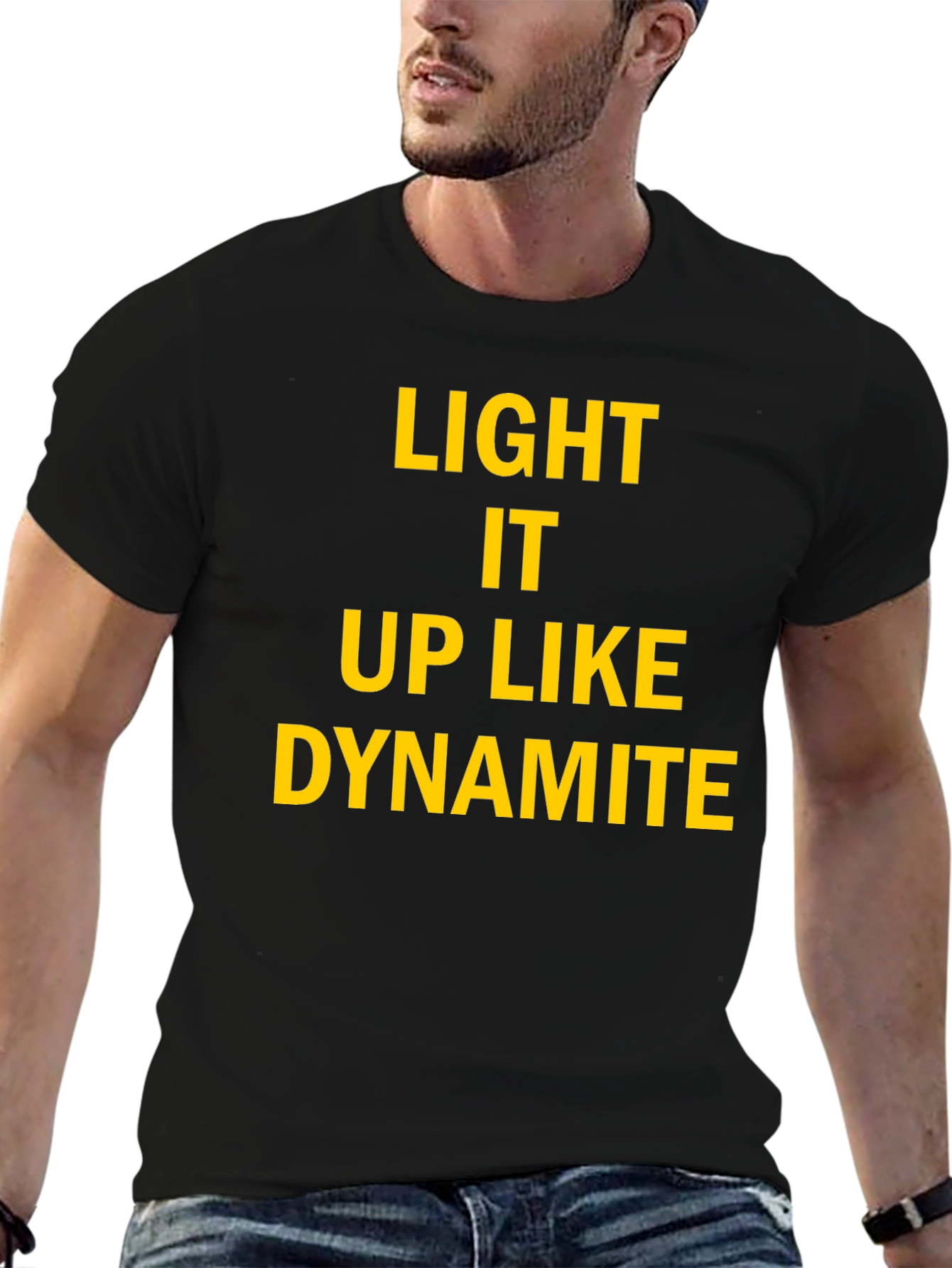 Light It Up Like Dynamite Black T-Shirt