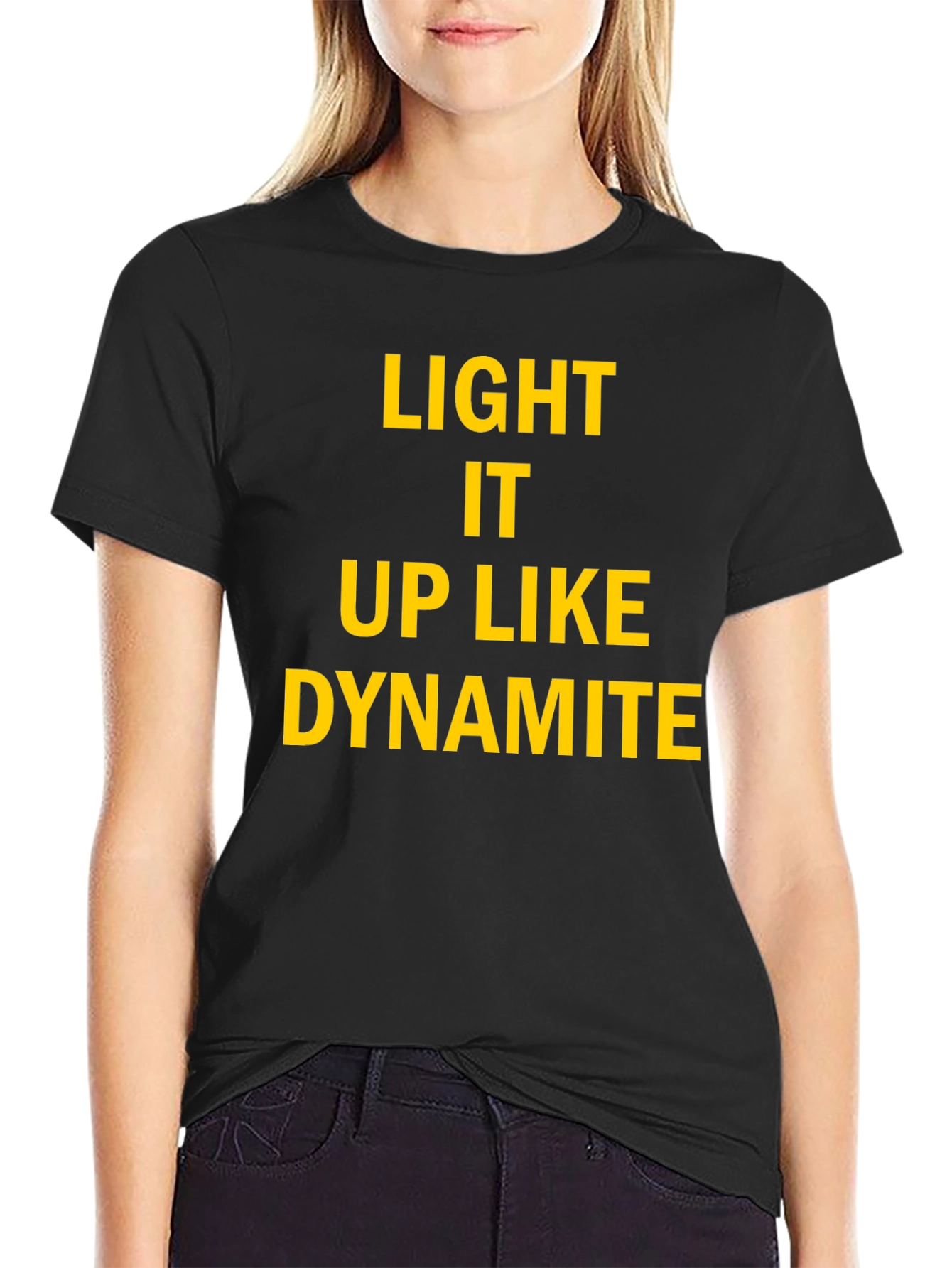 Light It Up Like Dynamite Black T-Shirt