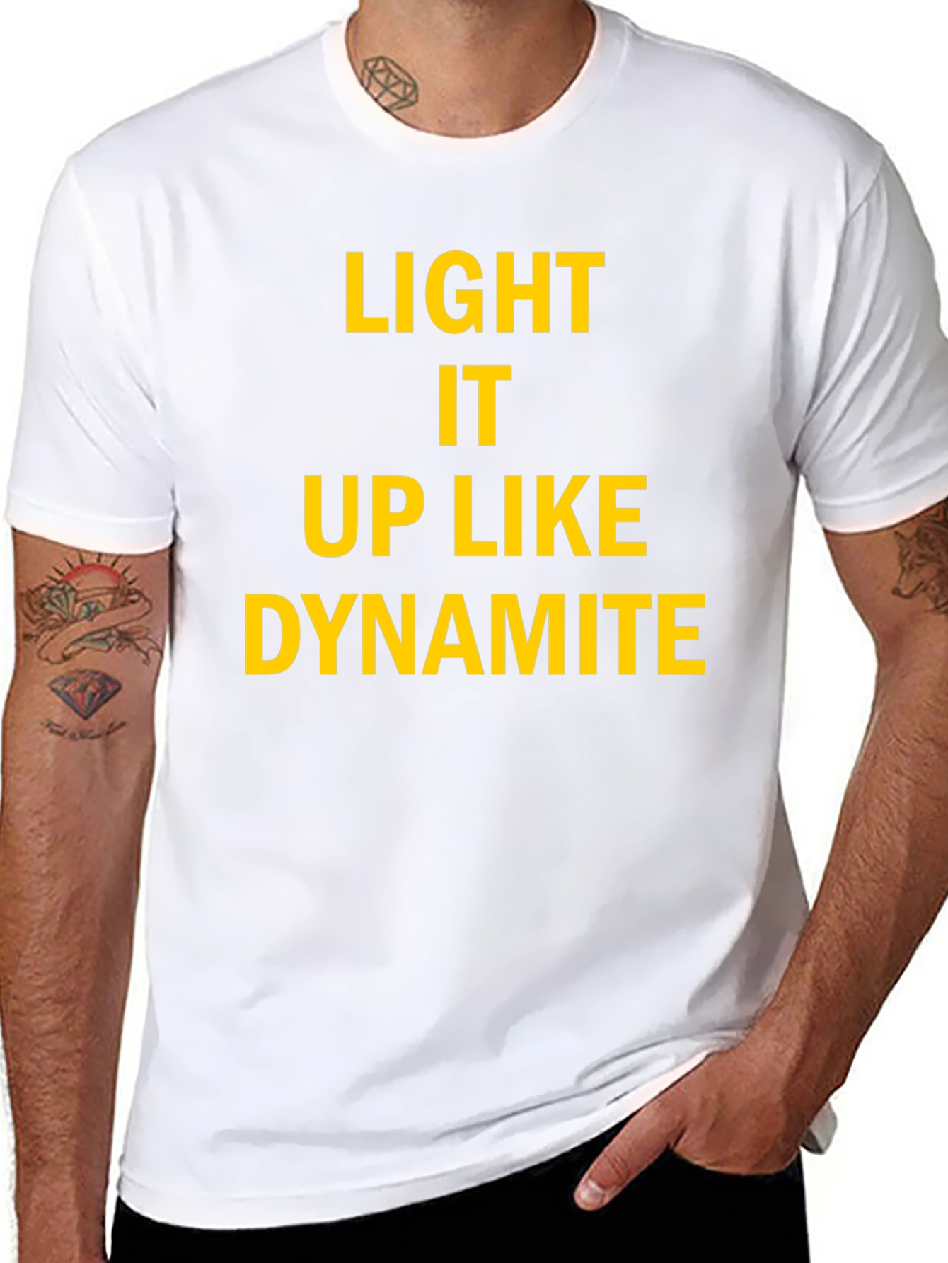 Light It Up Like Dynamite Black T-Shirt