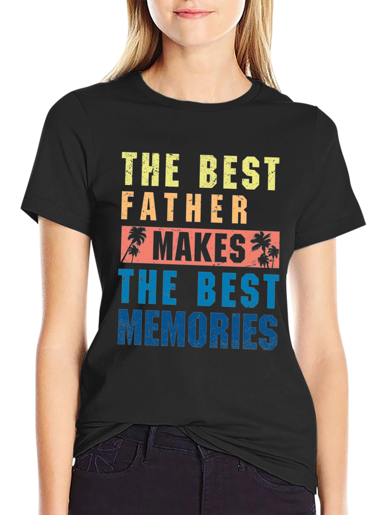 Best Father Makes Best Memories Graphic Tee