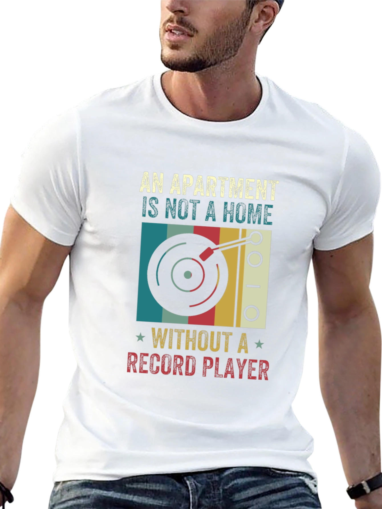 Apartment Home Record Player T-Shirt