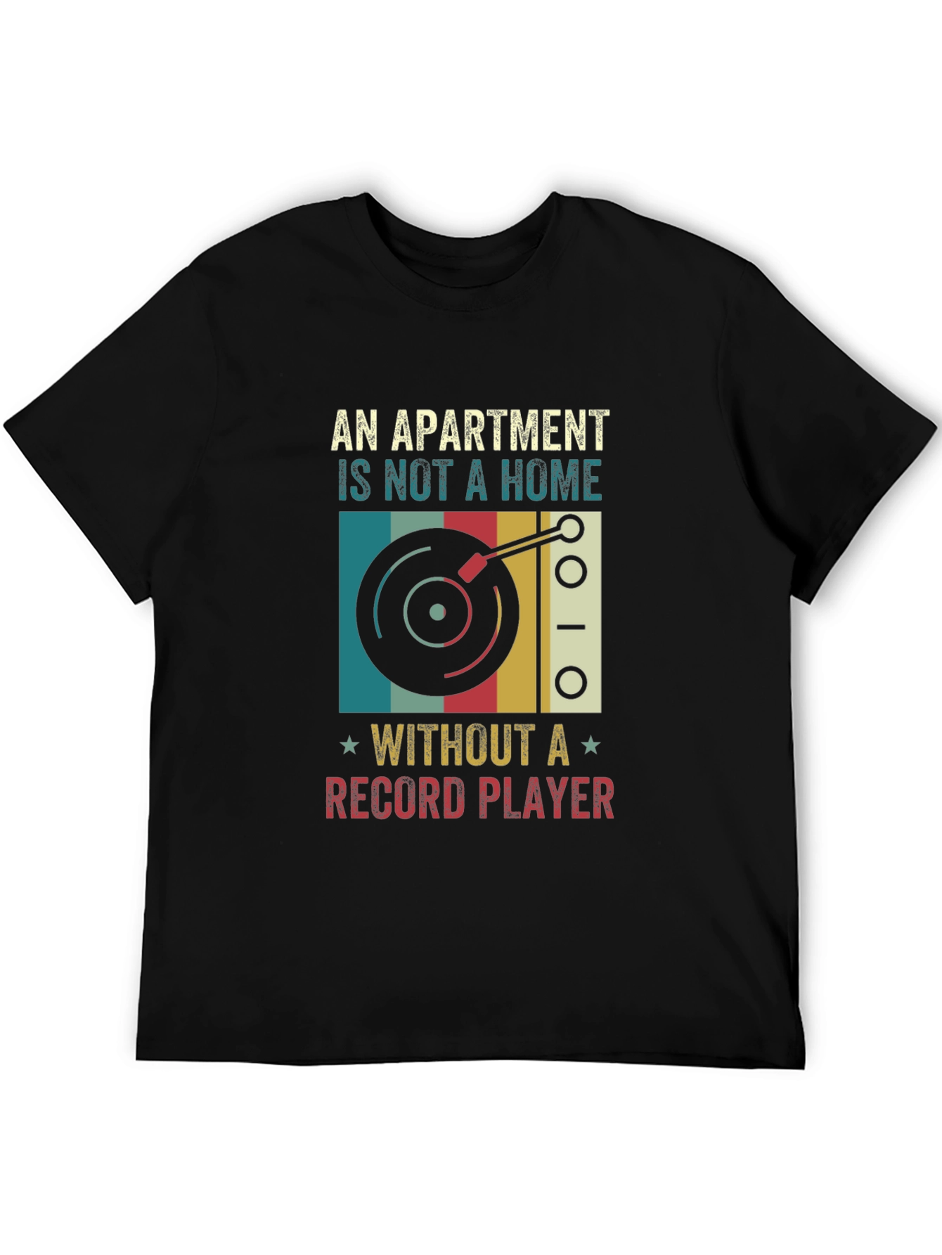 Apartment Home Record Player T-Shirt