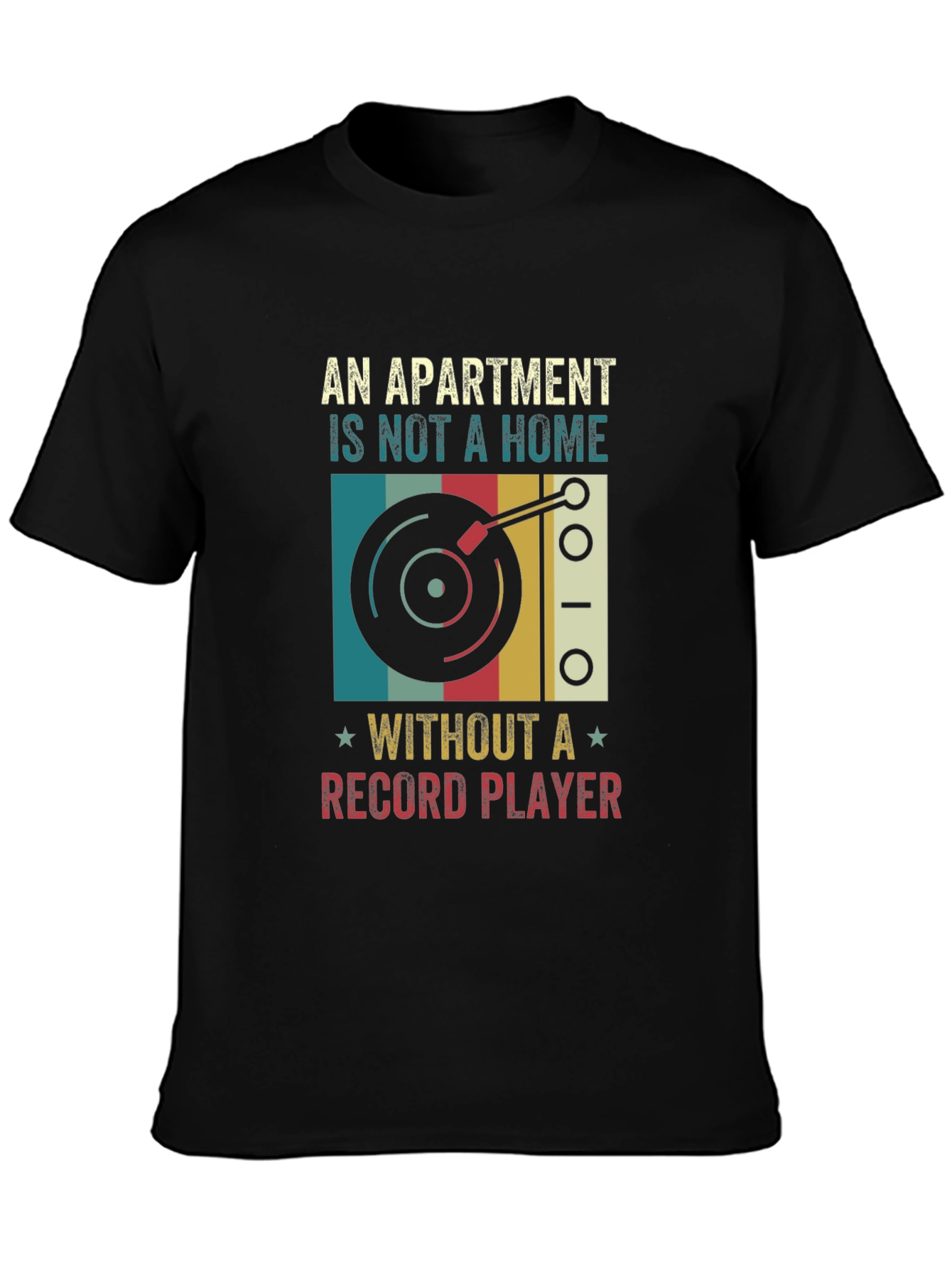Apartment Home Record Player T-Shirt
