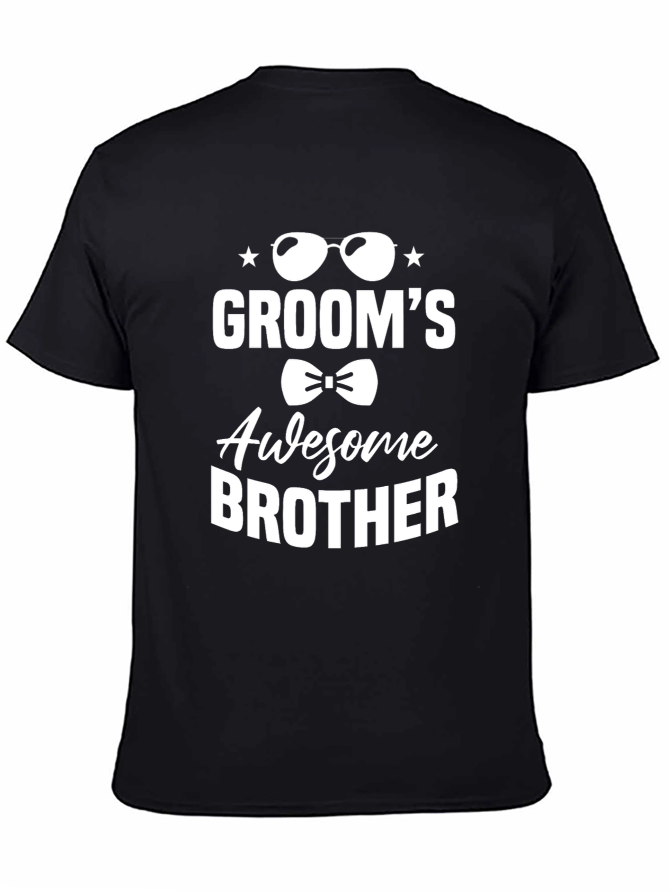 Grooms Awesome Brother T-Shirt Wedding Party
