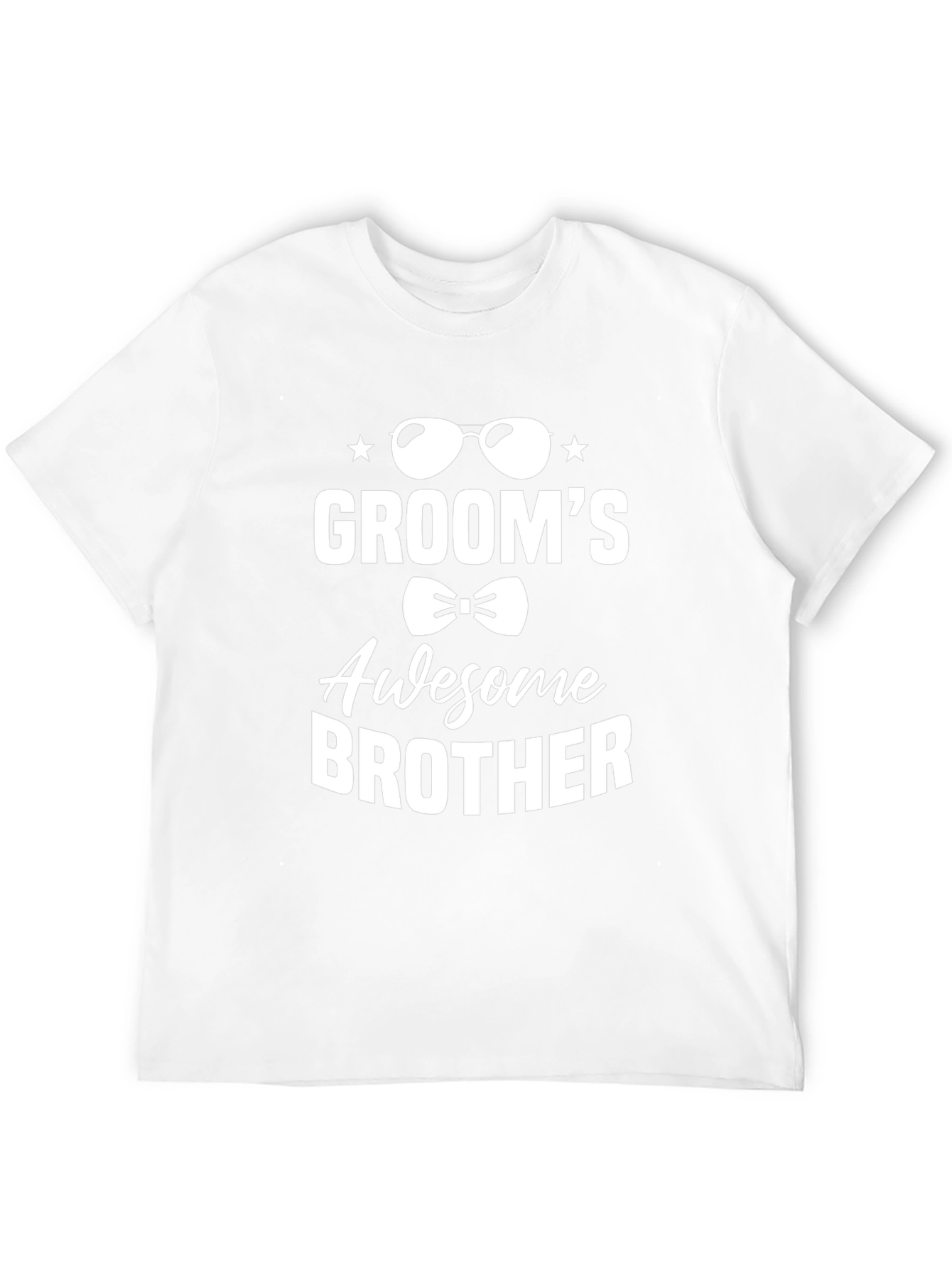 Grooms Awesome Brother T-Shirt Wedding Party