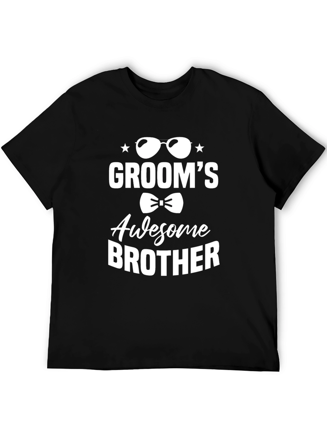 Grooms Awesome Brother T-Shirt Wedding Party