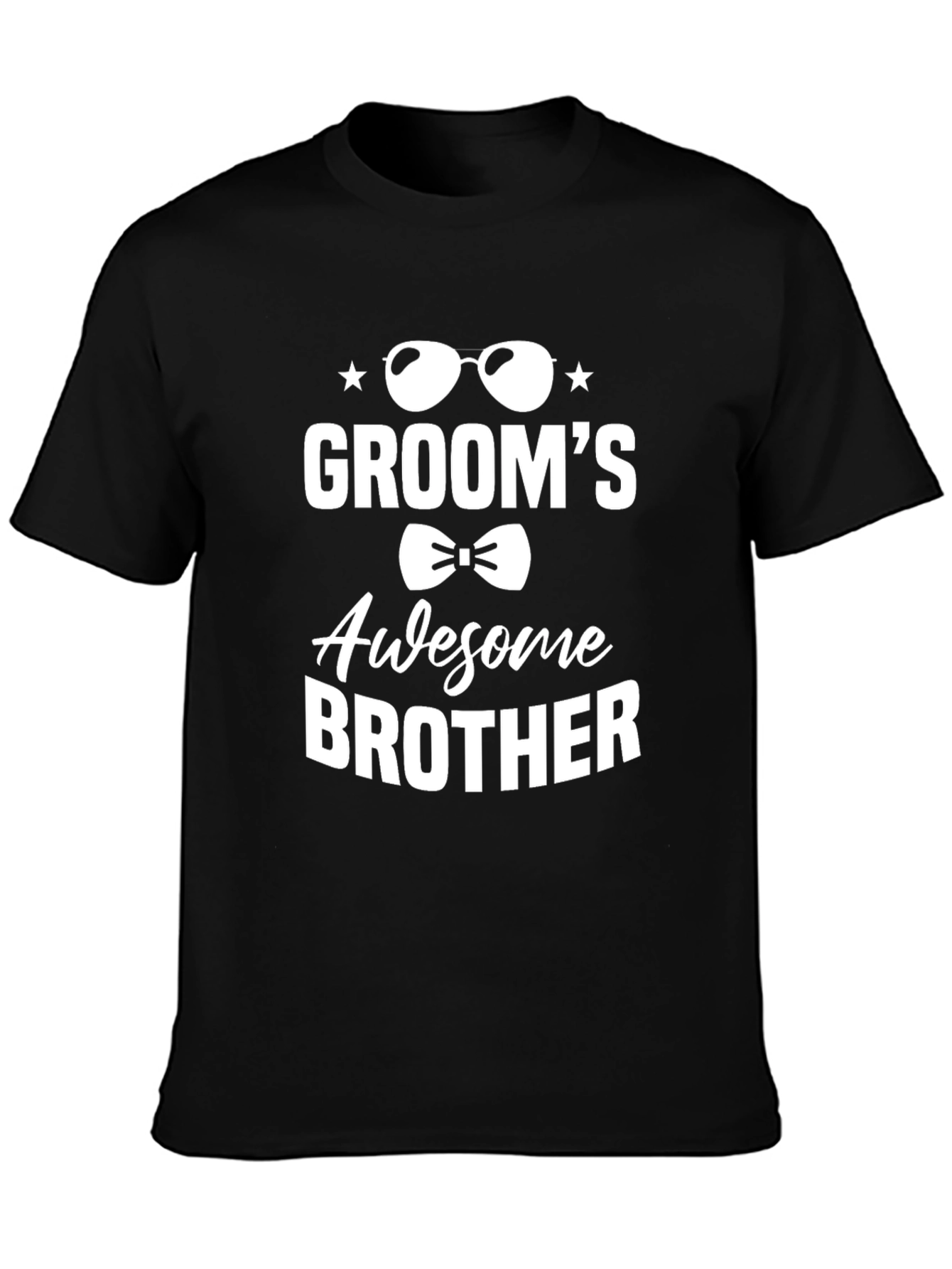 Grooms Awesome Brother T-Shirt Wedding Party
