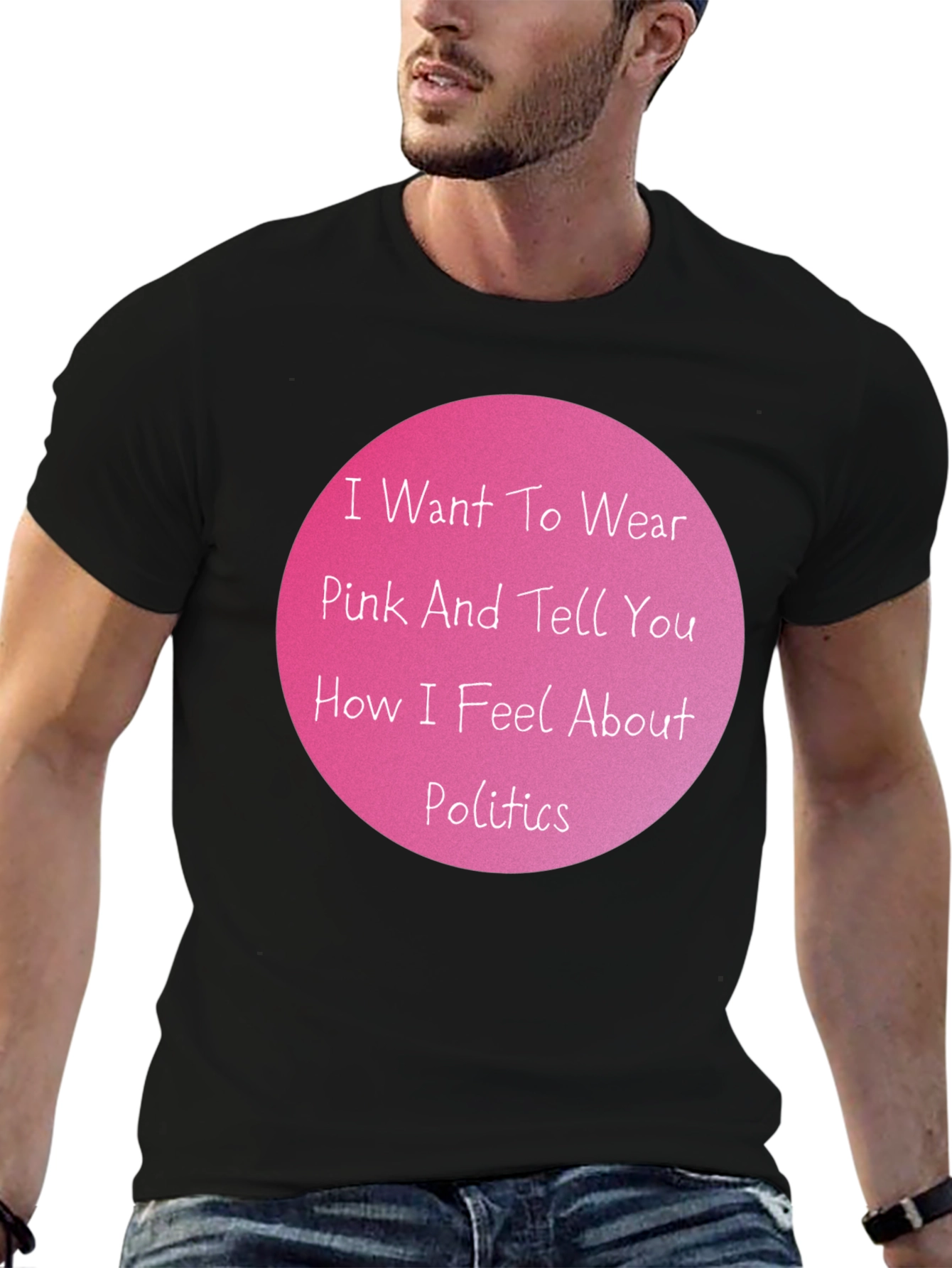 Pink Politics Statement T-Shirt