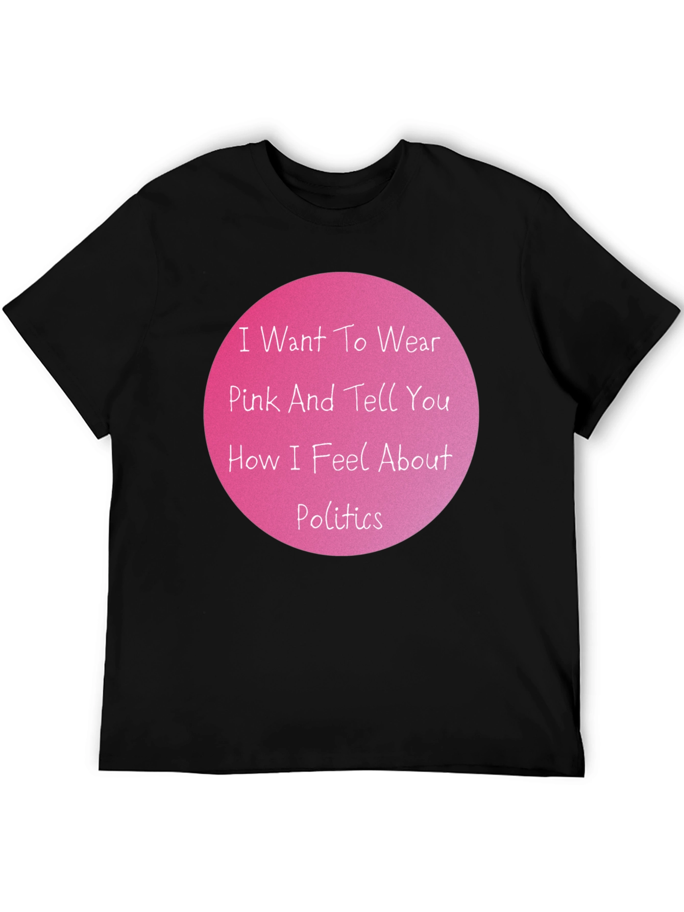 Pink Politics Statement T-Shirt