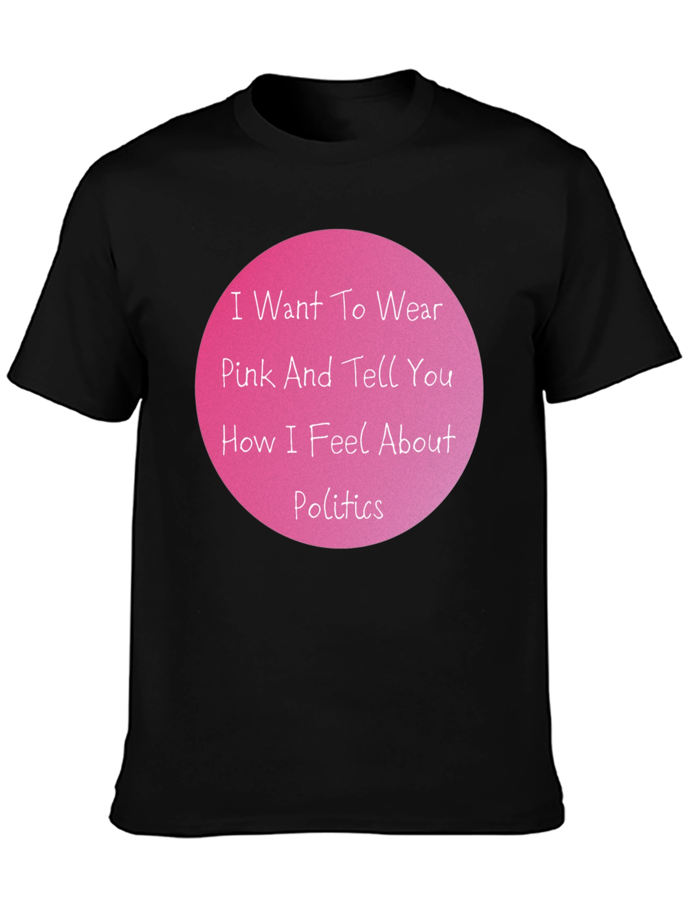Pink Politics Statement T-Shirt