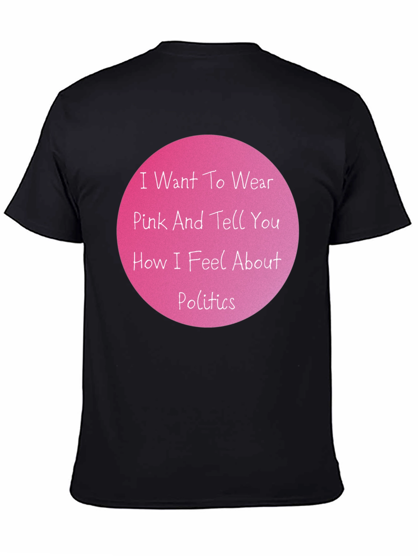 Pink Politics Statement T-Shirt