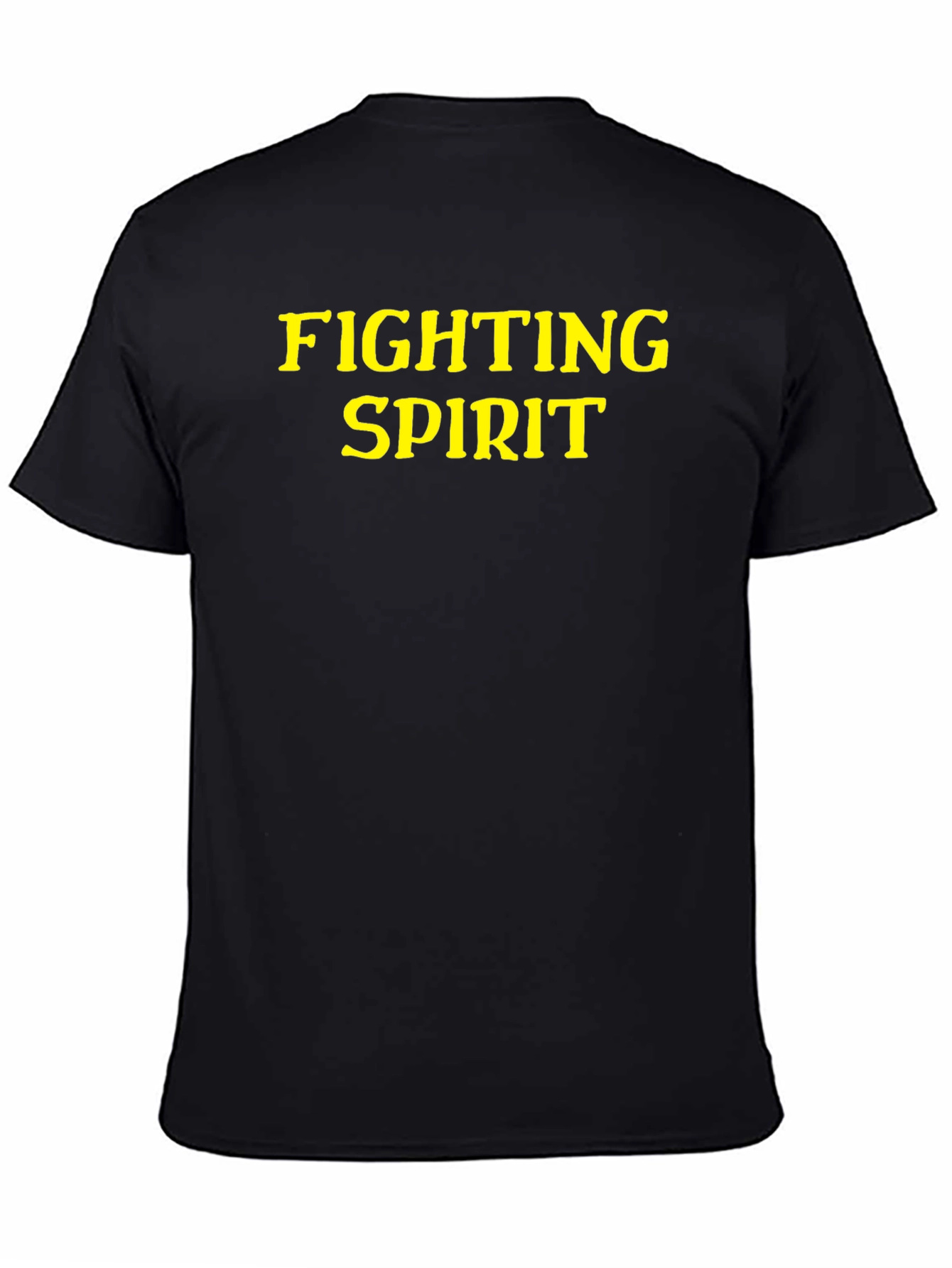 Fighting Spirit Graphic Tee - Black