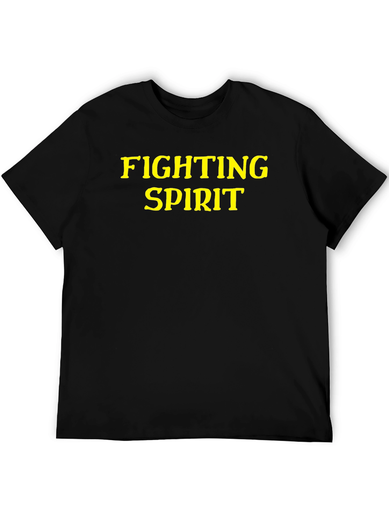 Fighting Spirit Graphic Tee - Black