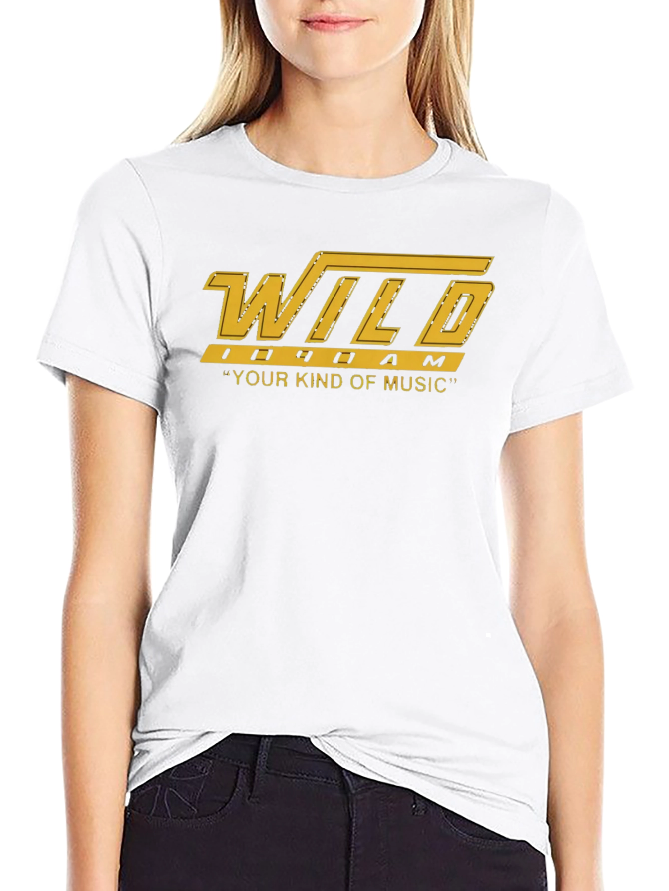 WILD 1090 AM Black T-Shirt