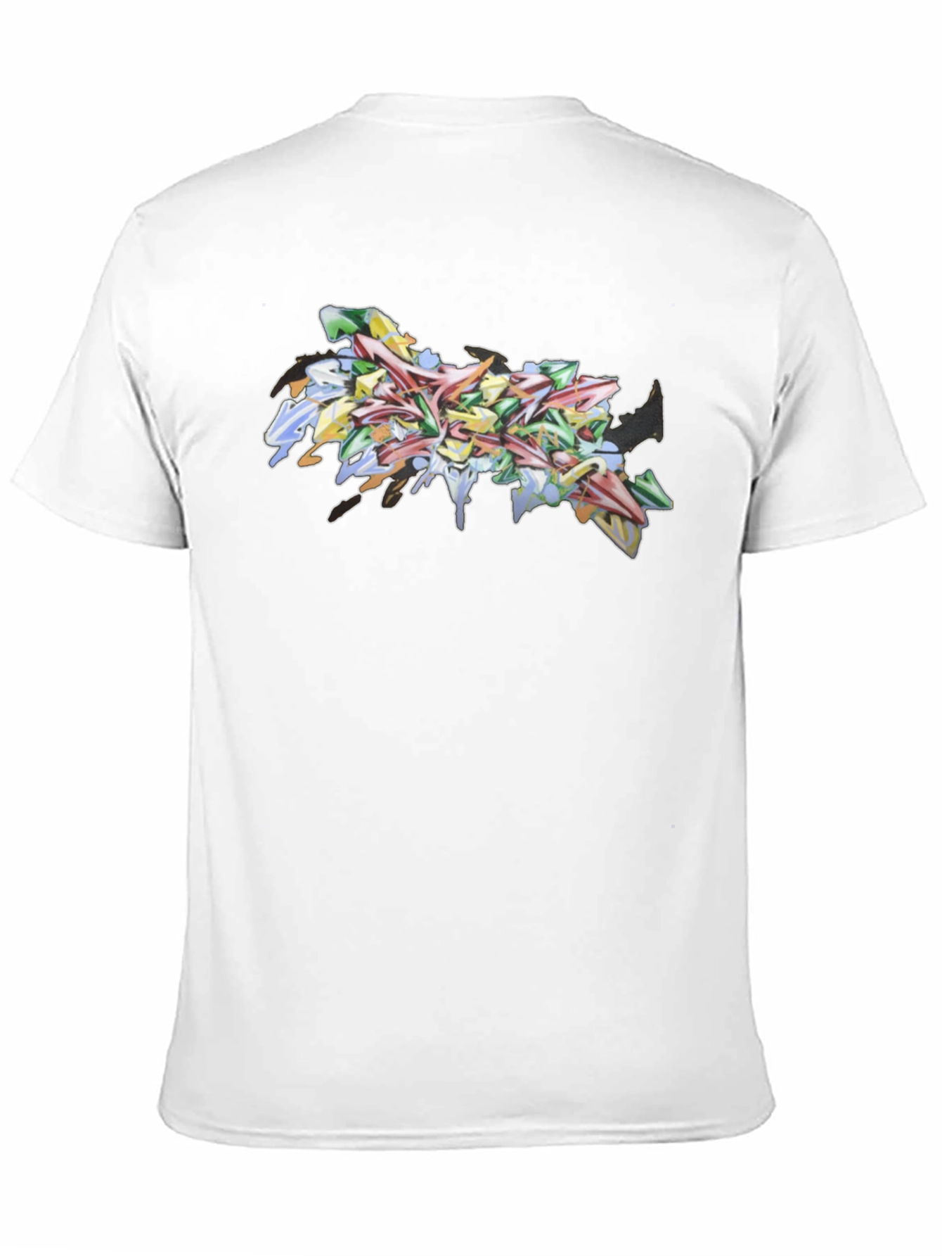Graffiti Art Tee - Urban Style Black T-Shirt