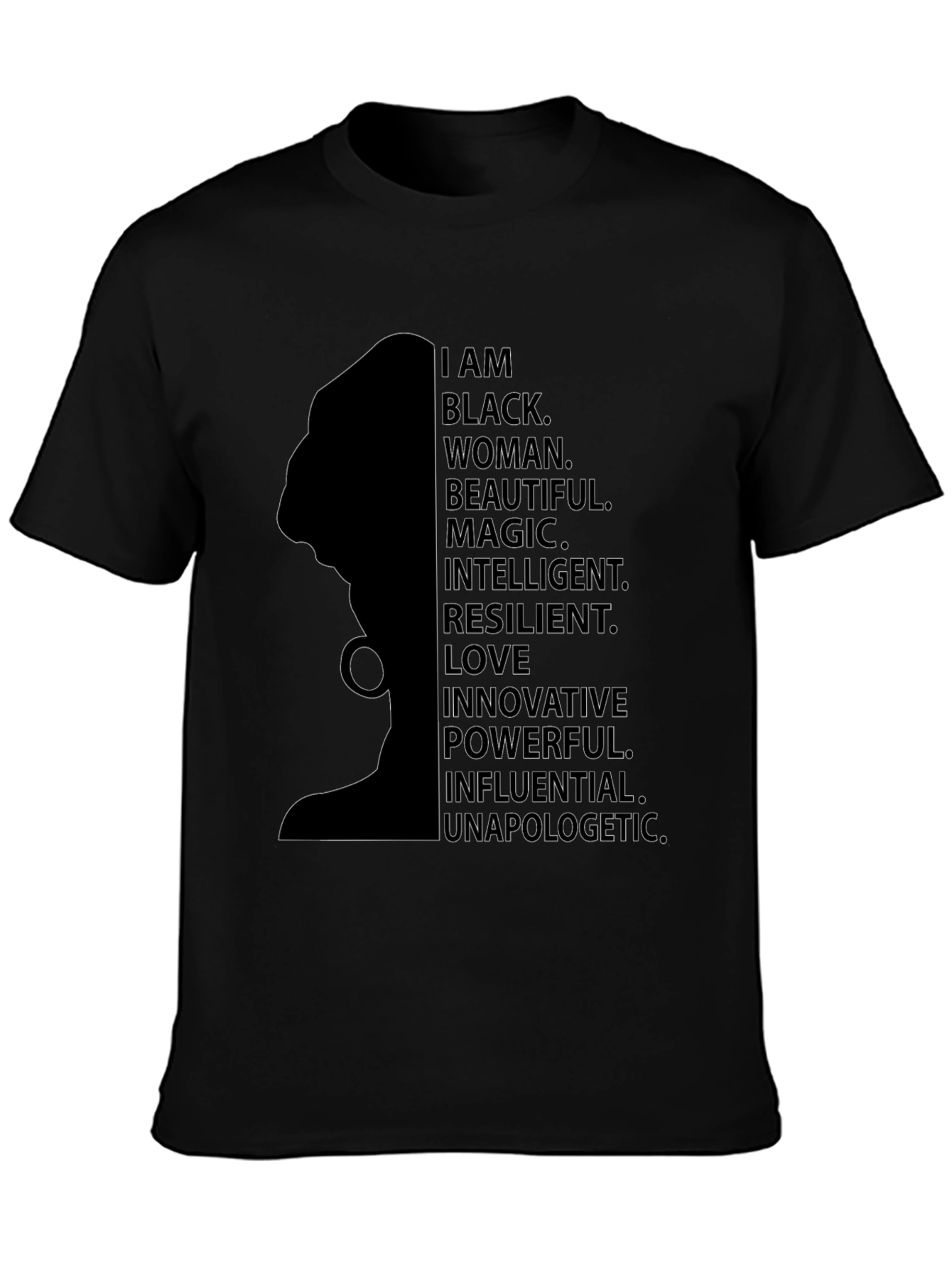 Empowered Black Woman Graphic Tee